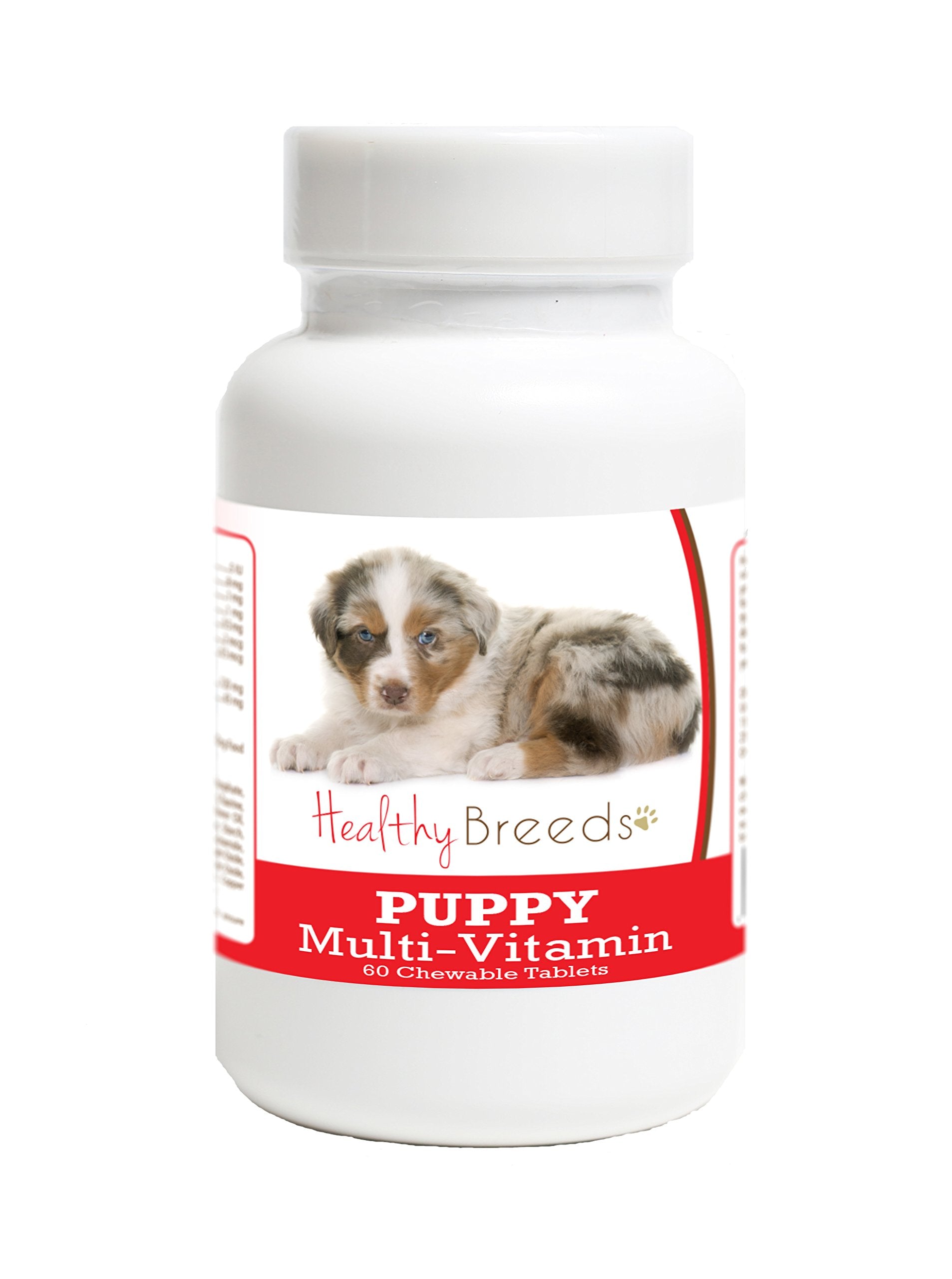 Healthy Breeds Australian Shepherd Puppy Dog Multivitamin Tablet 60 Count