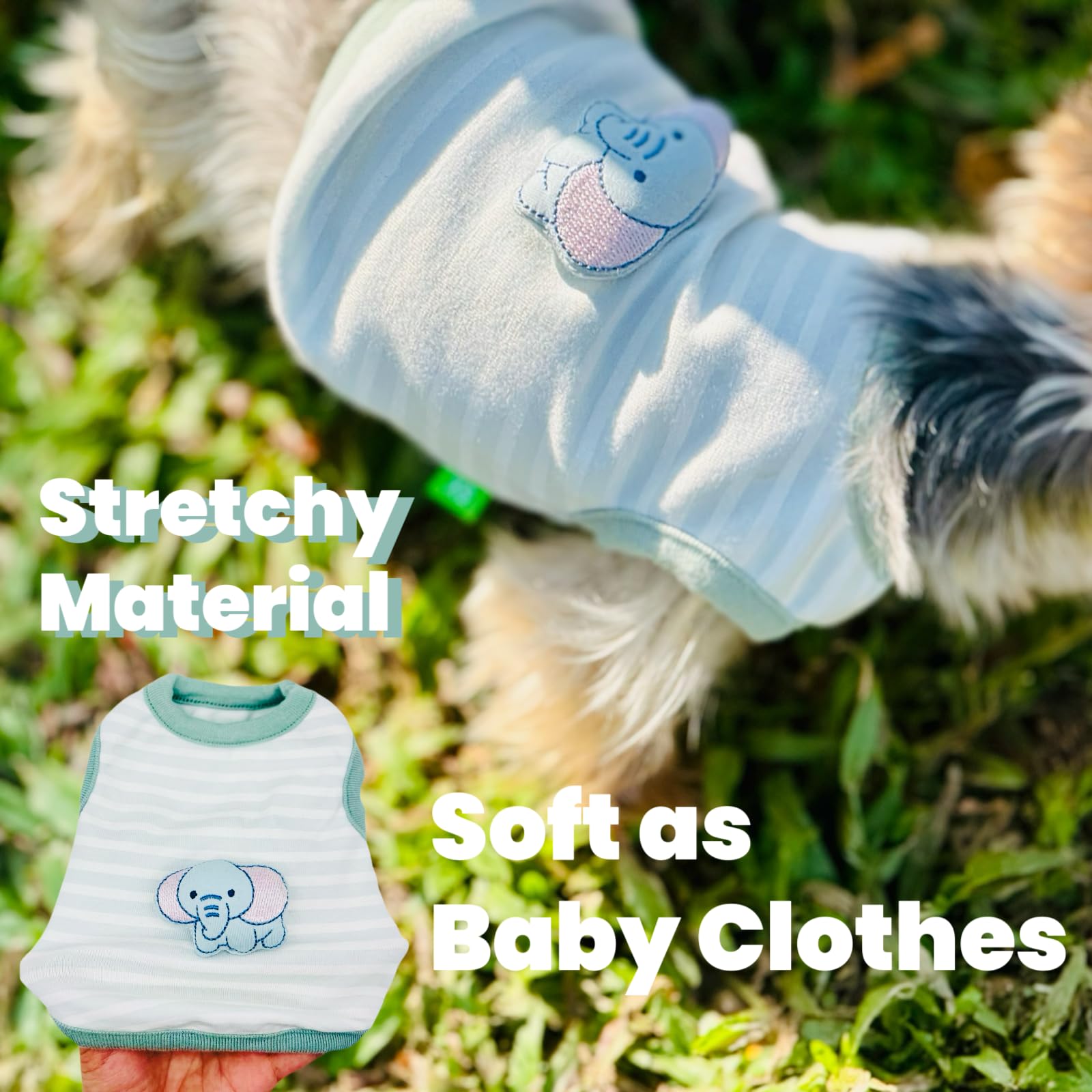 Yorkiegogo Handmade Tiny Pet Clothes, Baby-Soft Sweater Shirts For Newborn/Teacup Cats & Dogs (E.G., Chihuahuas, Yorkies, Miniat