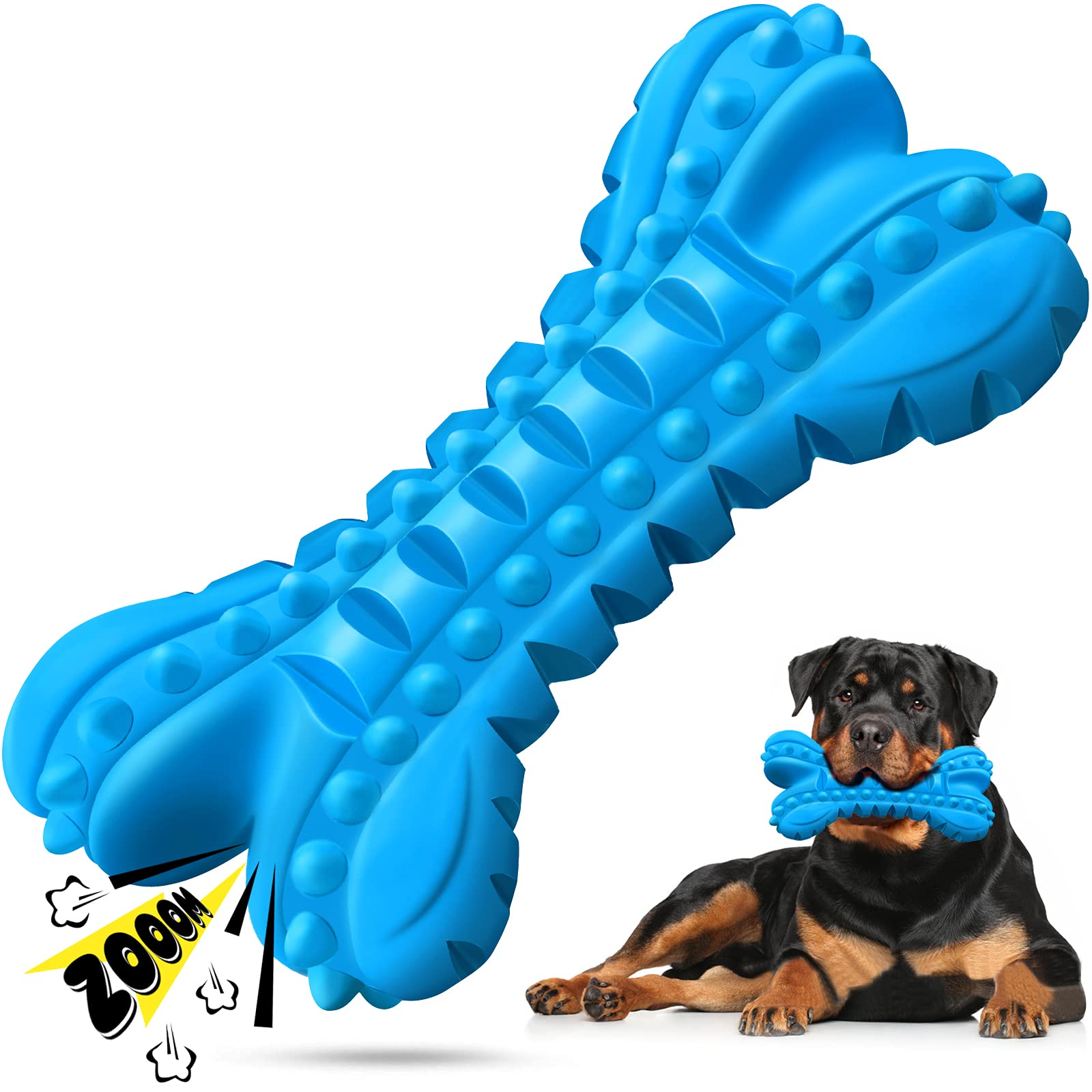 Legend Sandy Dog Toys For Aggressive Chewers Large Breed, Durable Dog Bones Squeaky Chew Toy, Nearly Indestructible Dog Toys For