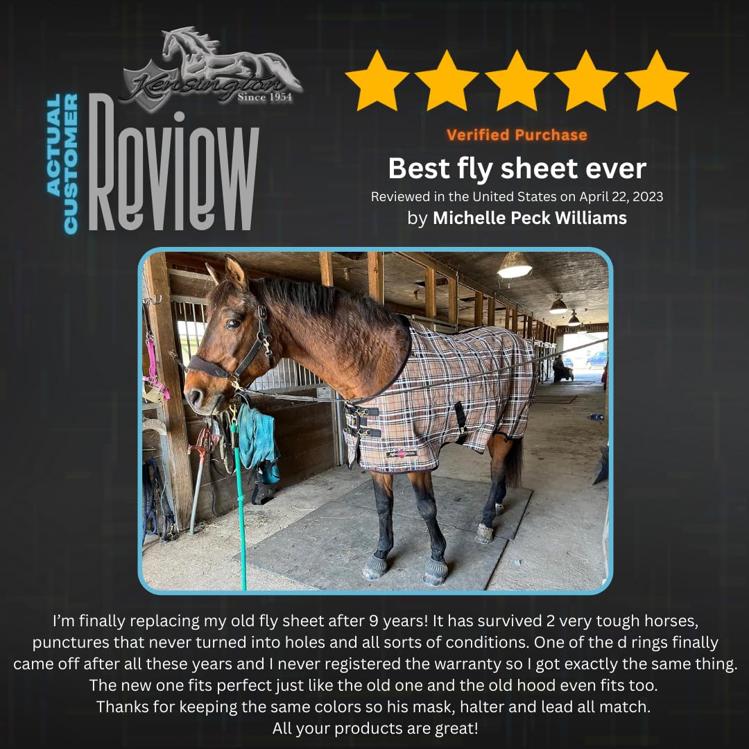 Kensington Breathable And Uv Protective Sheet Surefit All Season Protection For Horse - 84'', Atlantis
