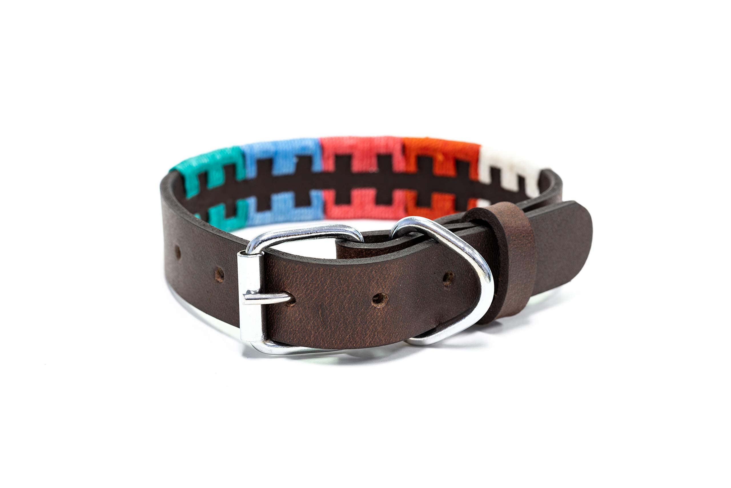 Gaucho Goods Tribal Leather Dog Collar - Zephyr (S)