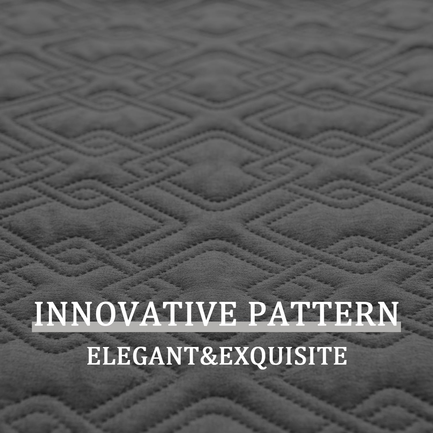 Fuguitex Waterproof Dog Bed Cover Dog Blanket For Pet Furniture Bed Couch Sofa Reversible Linen Texture(82'*82',Dark Grey+ Dar