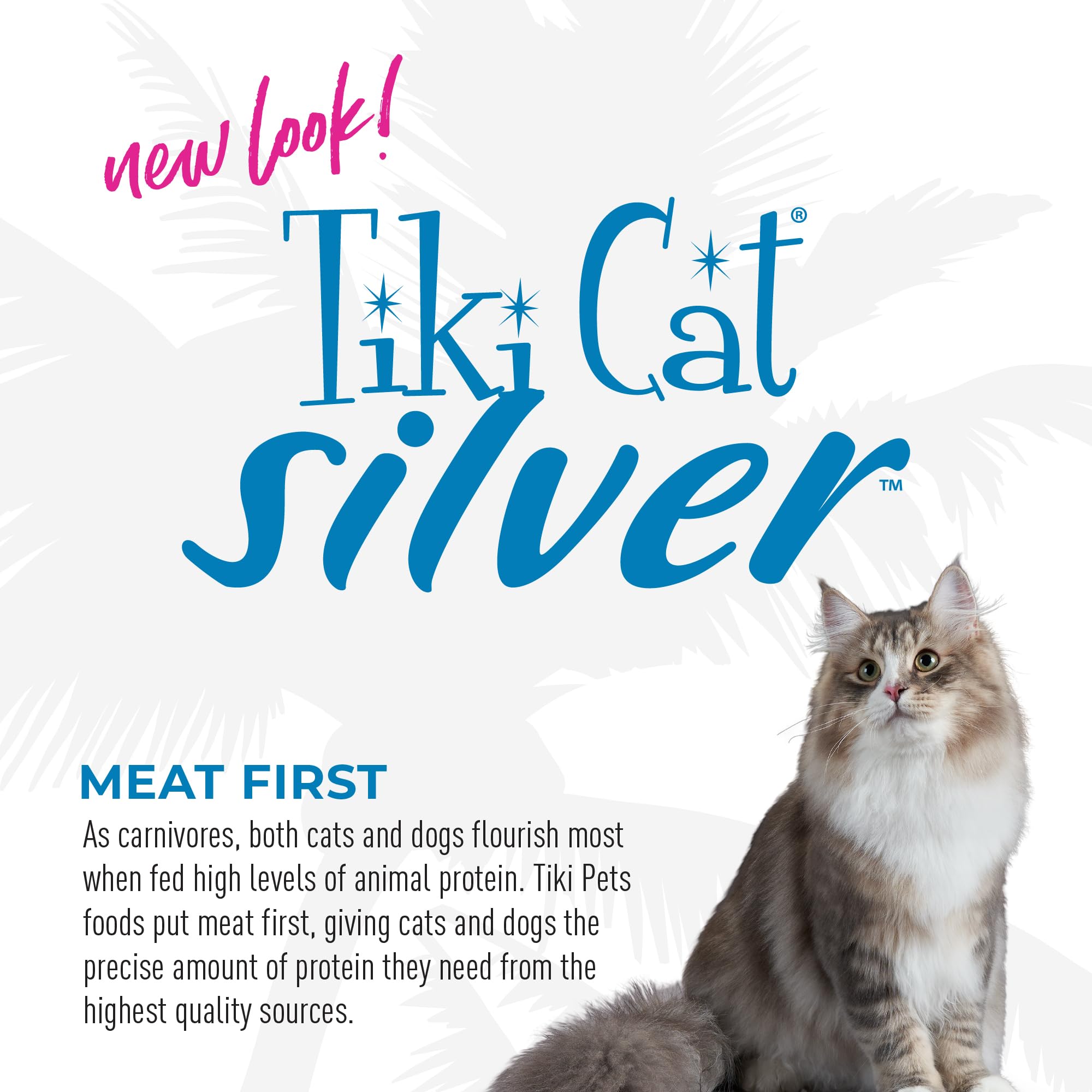 TIki Cat Silver Mousse, With Chicken & Pumpkin In Broth, Silky Smooth Nutrient Rich Formulated for Older Cats Aged 11+, 2.9 oz.