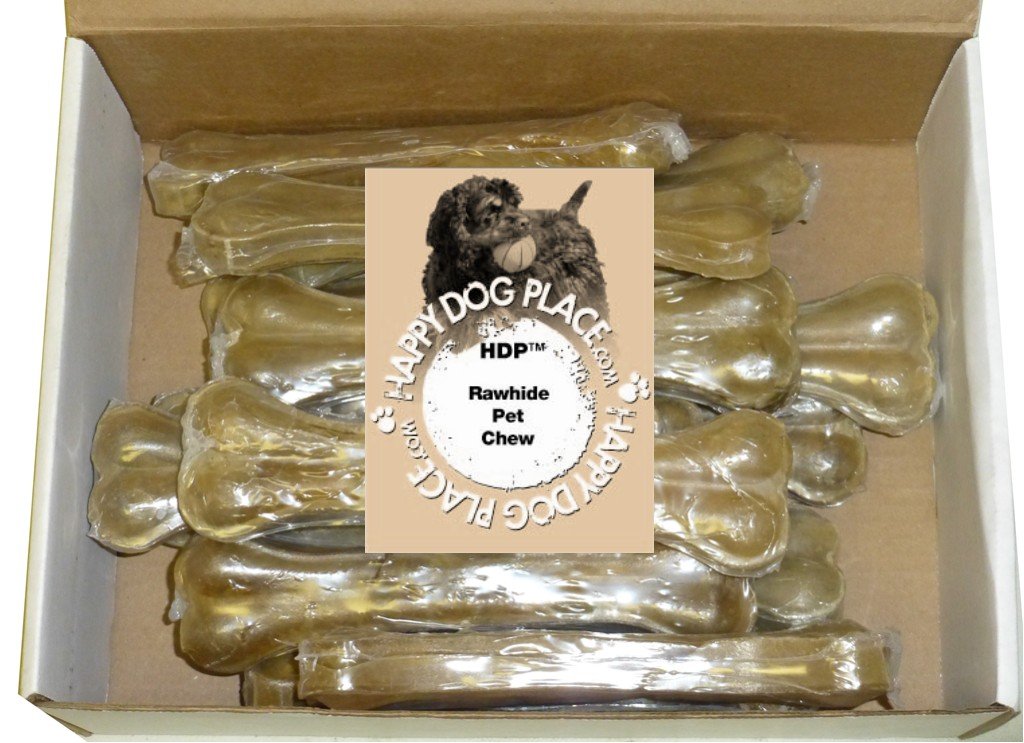 HDP Premium Pressed Rawhide Bone 8 Size:Pack of 15