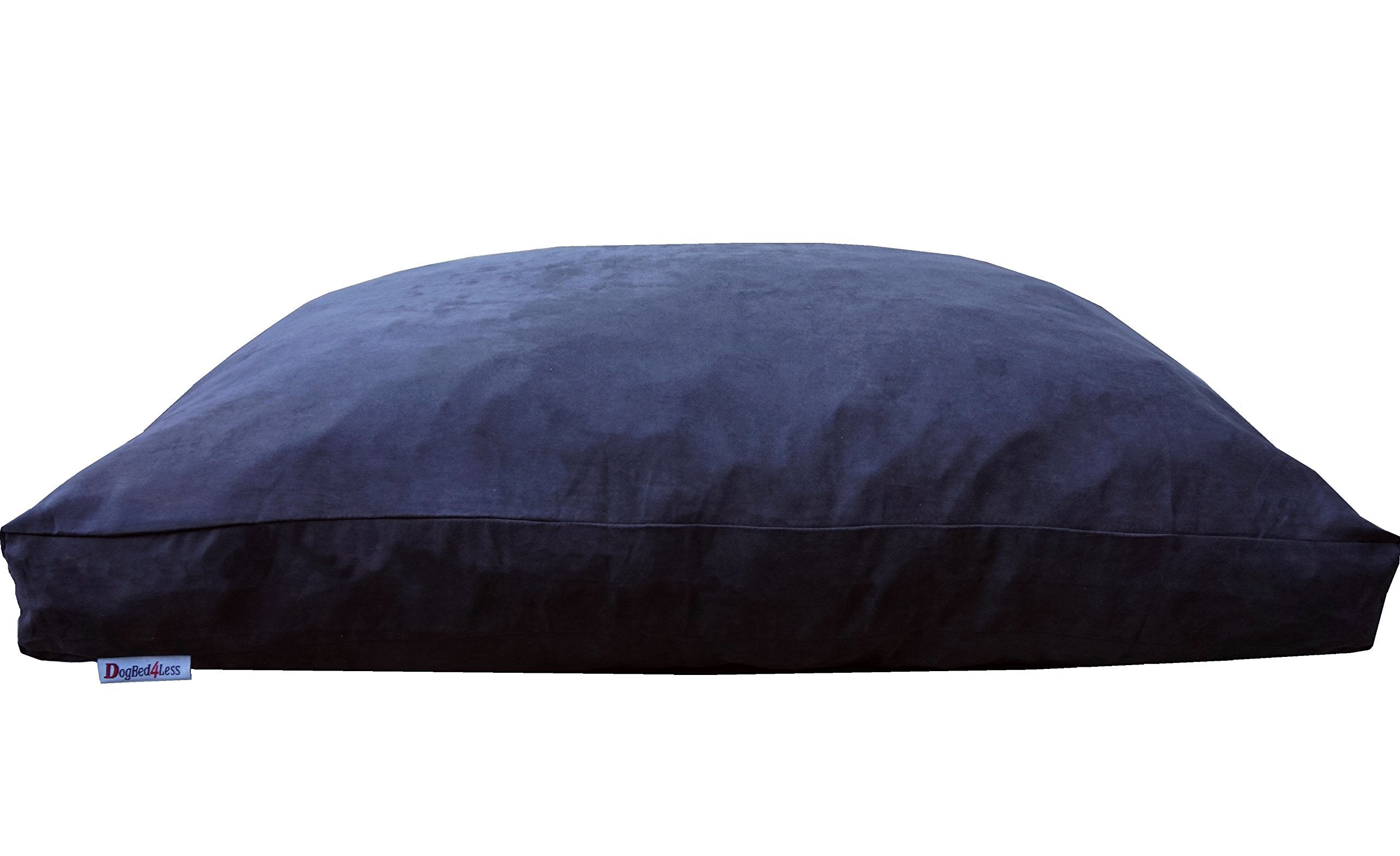 Dogbed4Less Medium Memory Foam Dog Bed Pillow With Orthopedic Comfort, Waterproof Liner And Espresso Microsuede Pet Bed Cover 37