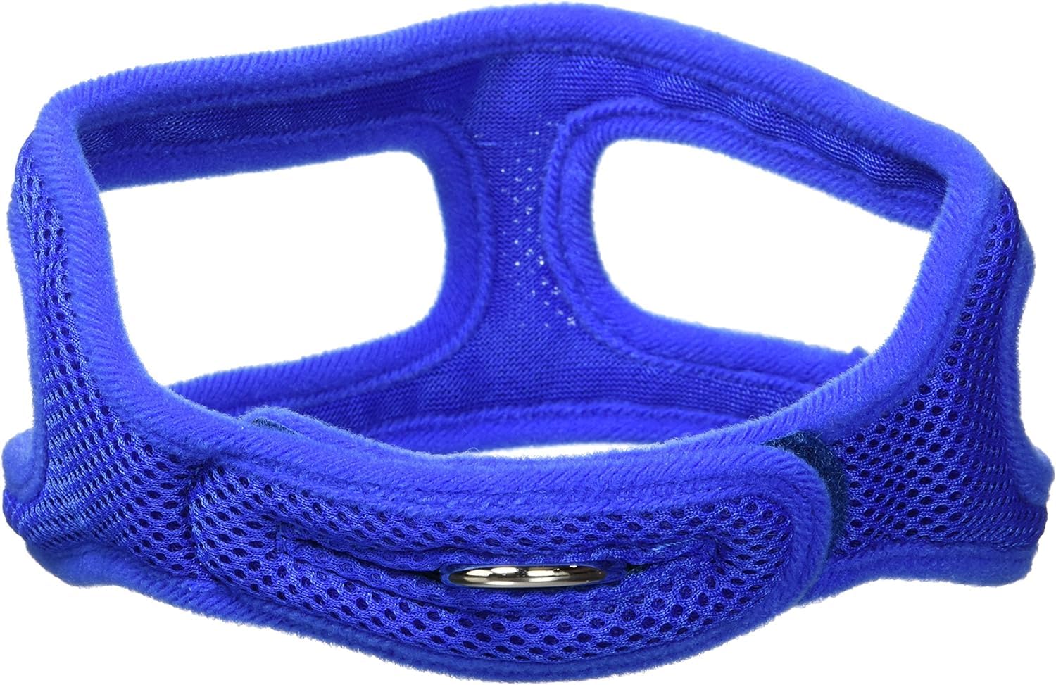 ChokeFree Velpro Mesh Pet Shoulder Harness Collar, 18, Blue