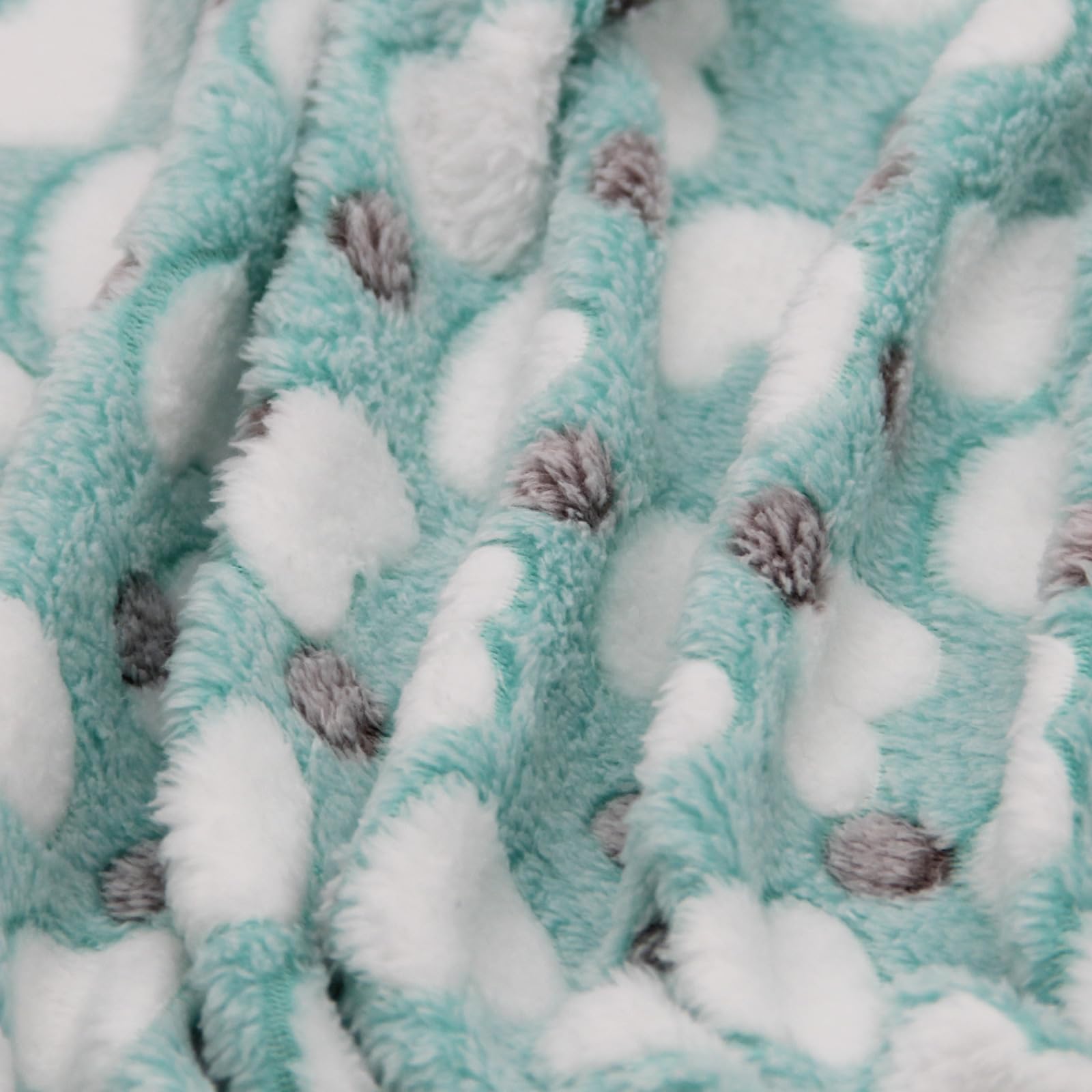 1 Pack 3 Puppy Blankets Super Soft Warm Sleep Mat Love Print Blanket Fluffy Fleece Pet Blanket Flannel Throw Dog Blankets For Small Dogs Puppy Dogs Fluffy Cats,Mix Love-Small(23'X15')