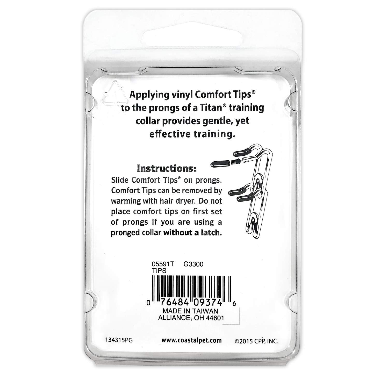 Coastal Pet Titan Comfort Tips For Prong Training Collars | Heavy 3.3Mm | 22-Count Per Pack (1-Pack)