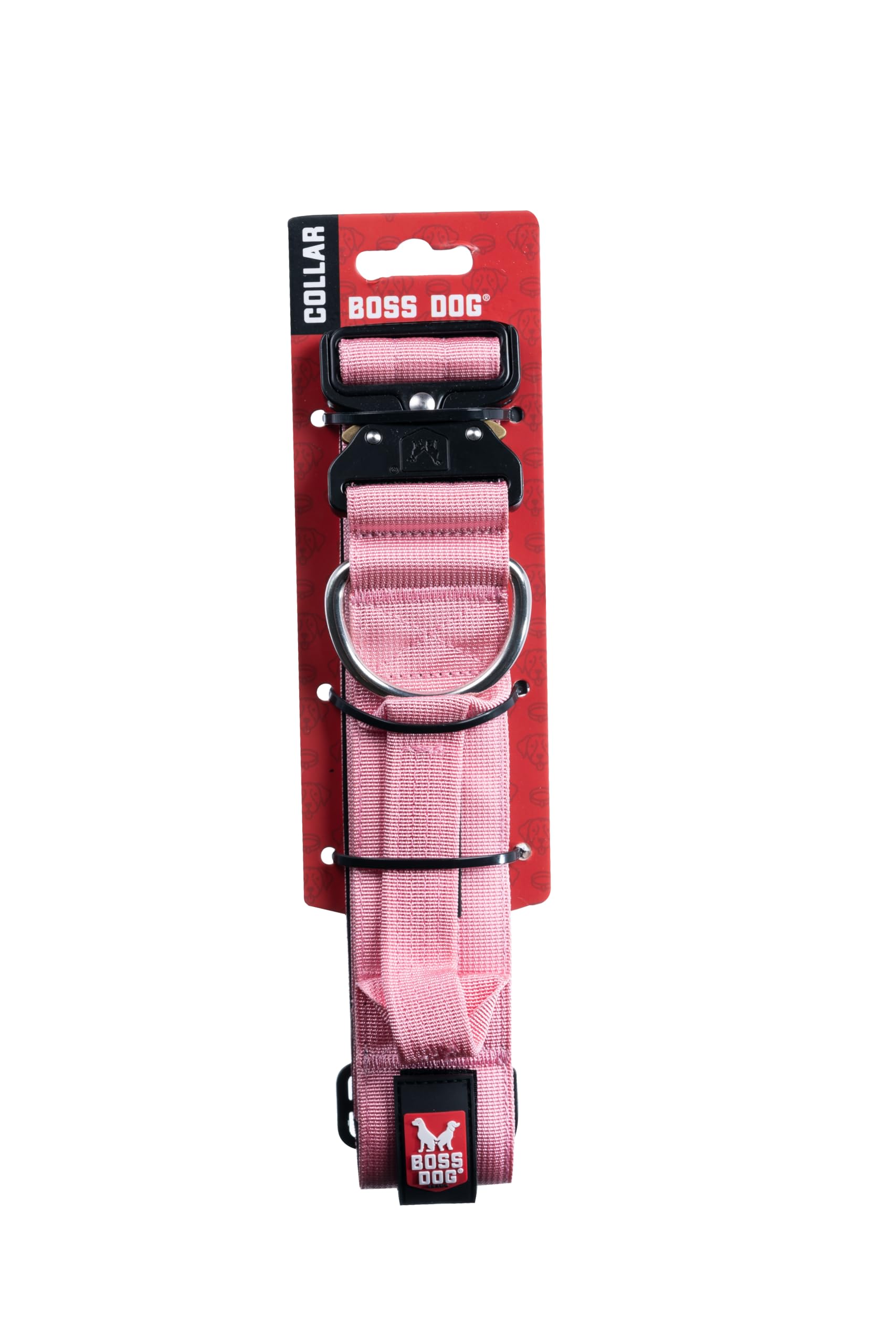 Boss Dog Tactical Collar, Pink, X-Large
