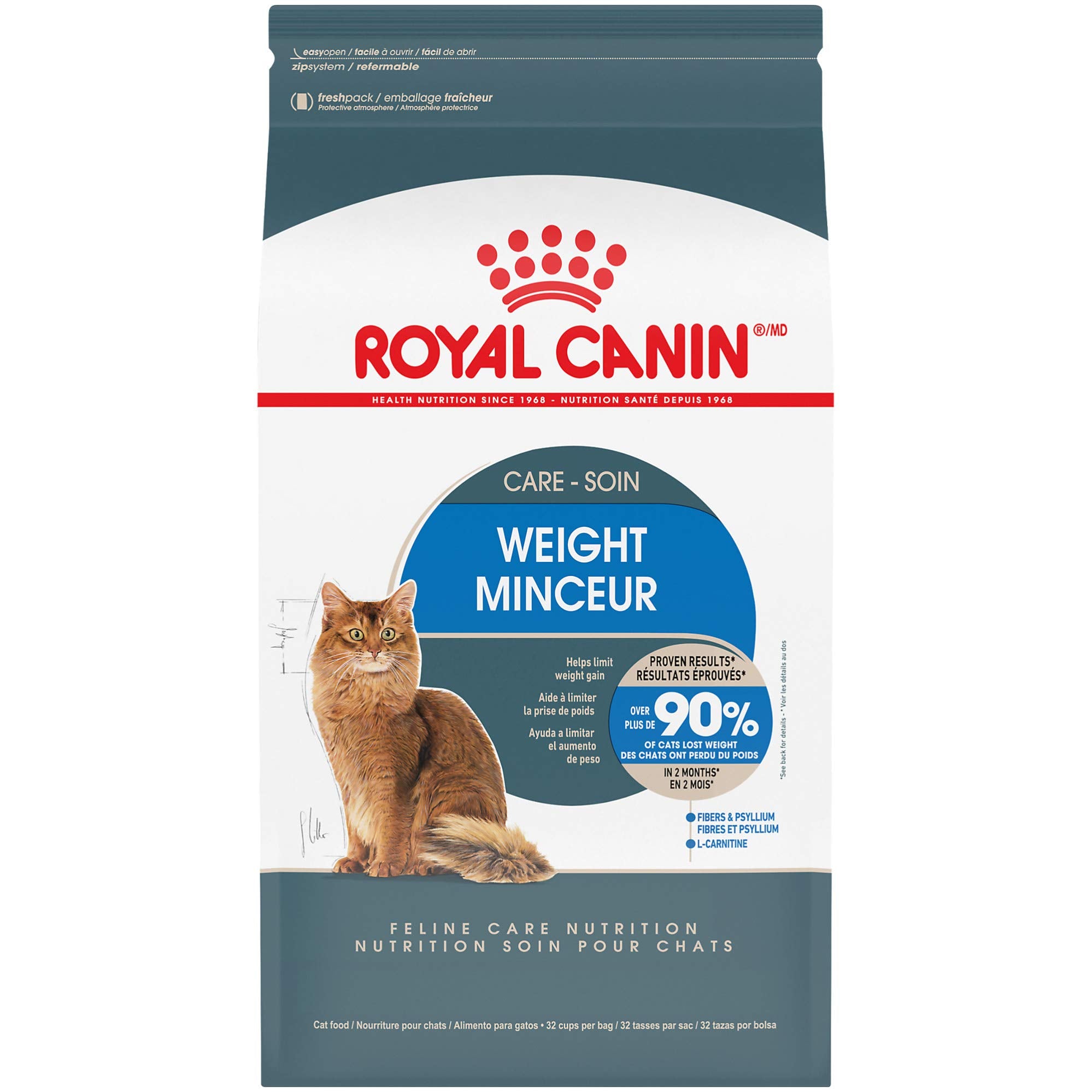 Royal Canin Feline Care Nutrition Weight Care Adult Dry Cat Food, 6 lb Bag