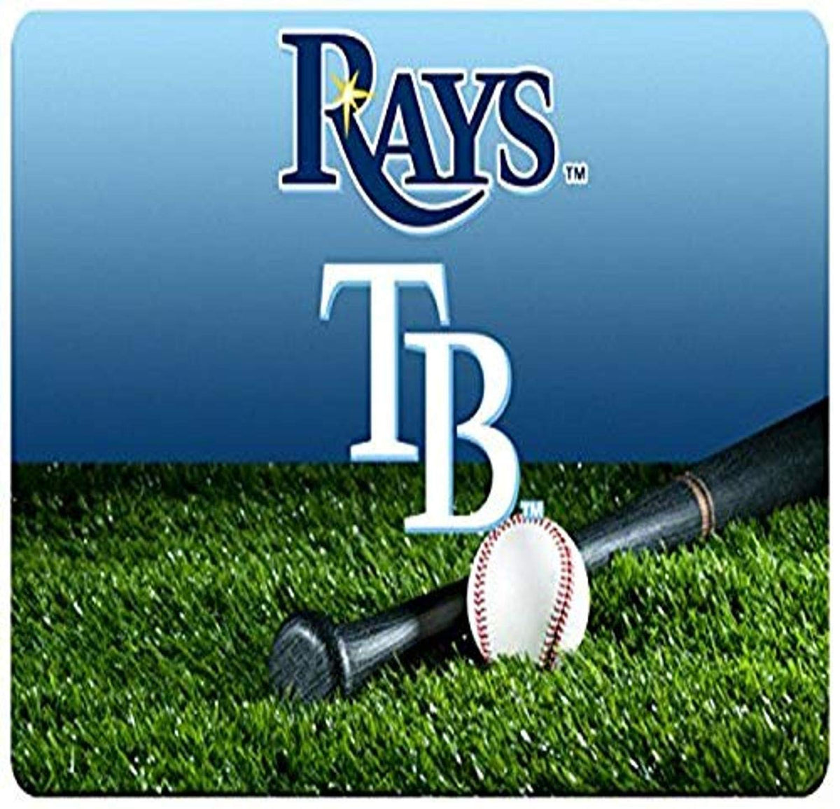 GameWear Tampa Bay Rays Baseball Pet Bowl Mat, Large