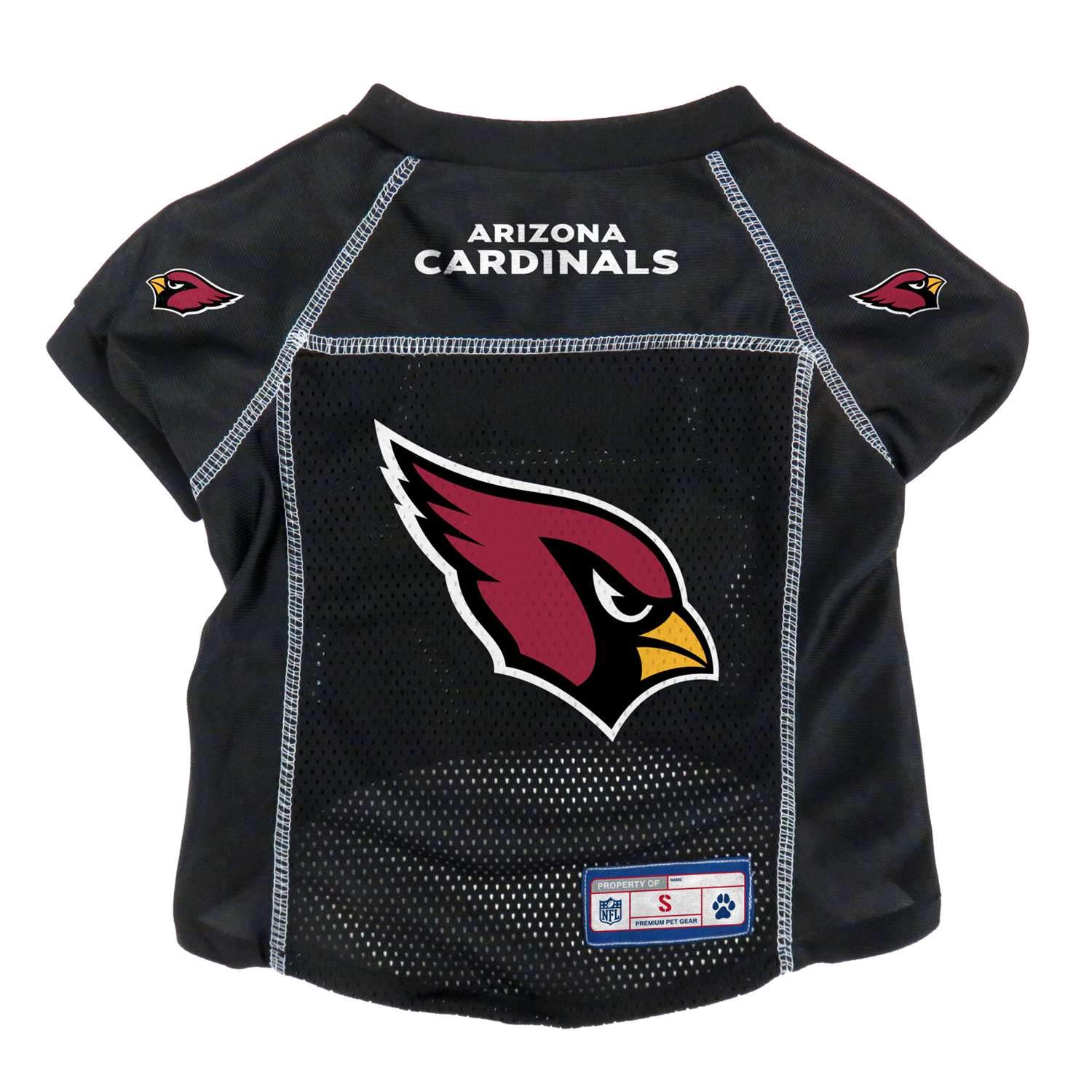 Littlearth NFL Arizona Cardinals Basic Pet Jersey, Team Color, Large -Like New
