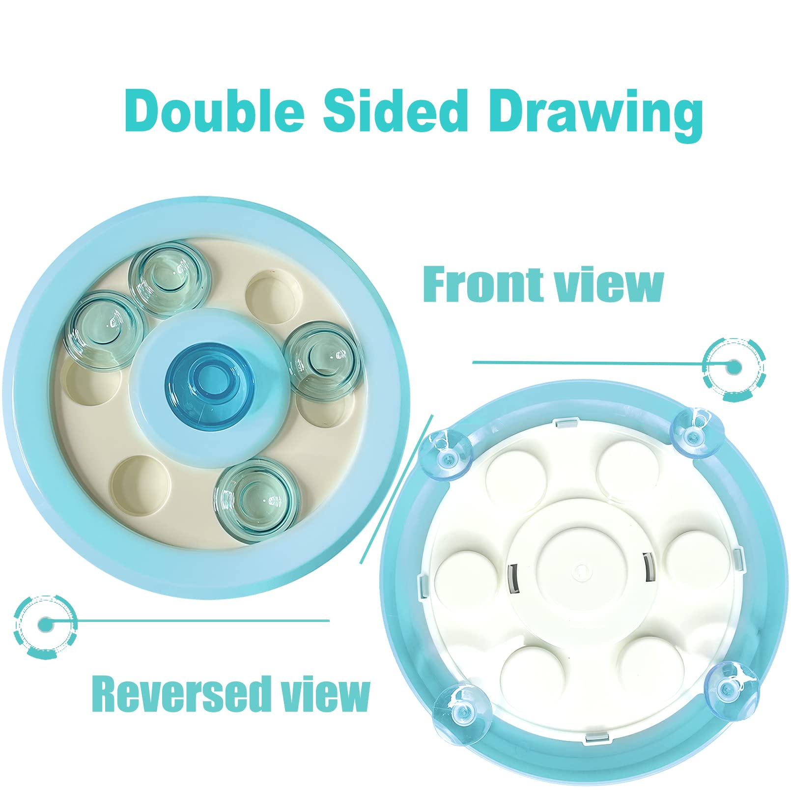 Kathson Rabbit Foraging Toy Interactive Puzzle Slow Feeder Puppy Treat Dispenser For Iq Traning Mental Enrichment Funny Feeding Fun Game Toy For Bunny Ferret Chinchilas Dog Cat