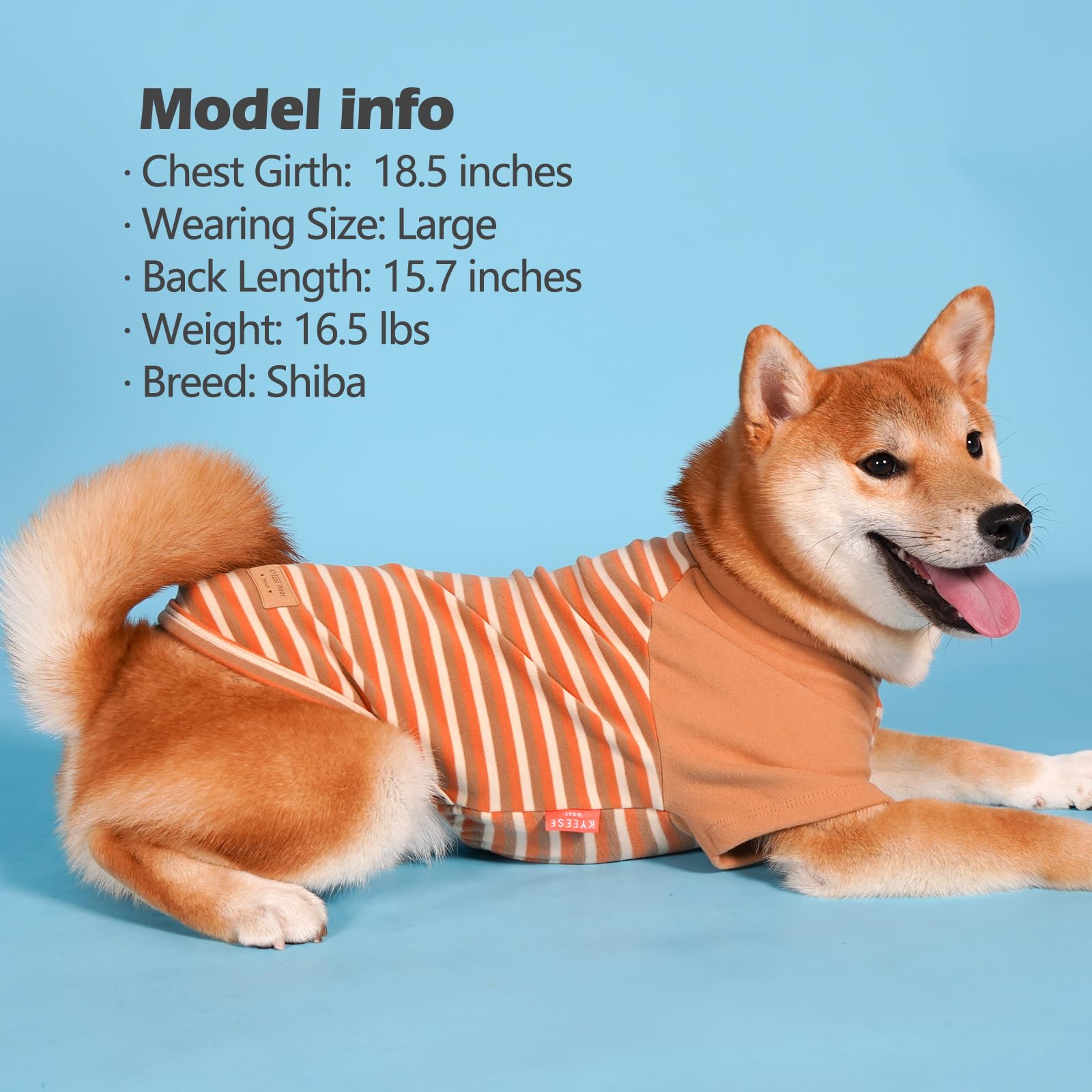 Kyeese 2Pack Soft Dog Sweaters For Small And Medium Dogs - Fleece Sweatshirt Pullover Clothes For Male Boy Dachshund - Stretchy