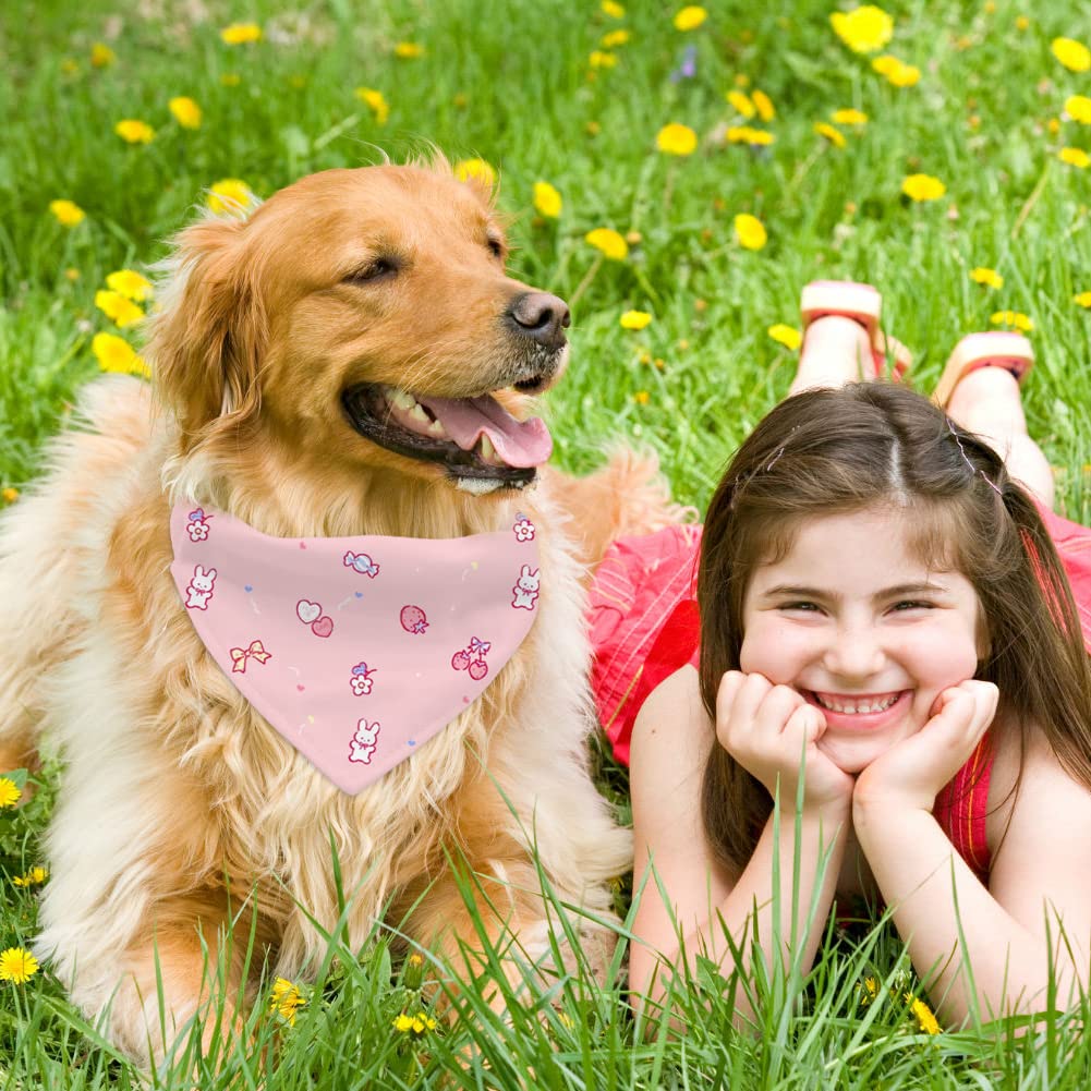 Zuyyon 6 Pcs Sublimation Blank Dog Bandana Collar Solid White Diy Pet Bandana With Removable Collar Dog Triangle Scarf With Adju