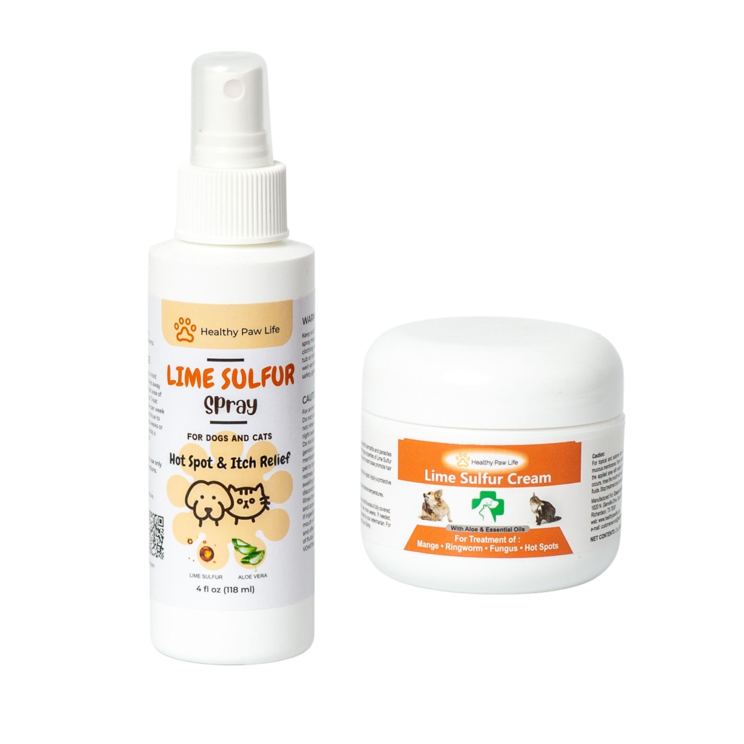 Classics Lime Sulfur Dip Bundle - 2 Items: Classics Lime Sulfur Cream (2 oz) and Classics Lime Sulfur Spray (4 oz), 2 Piece S