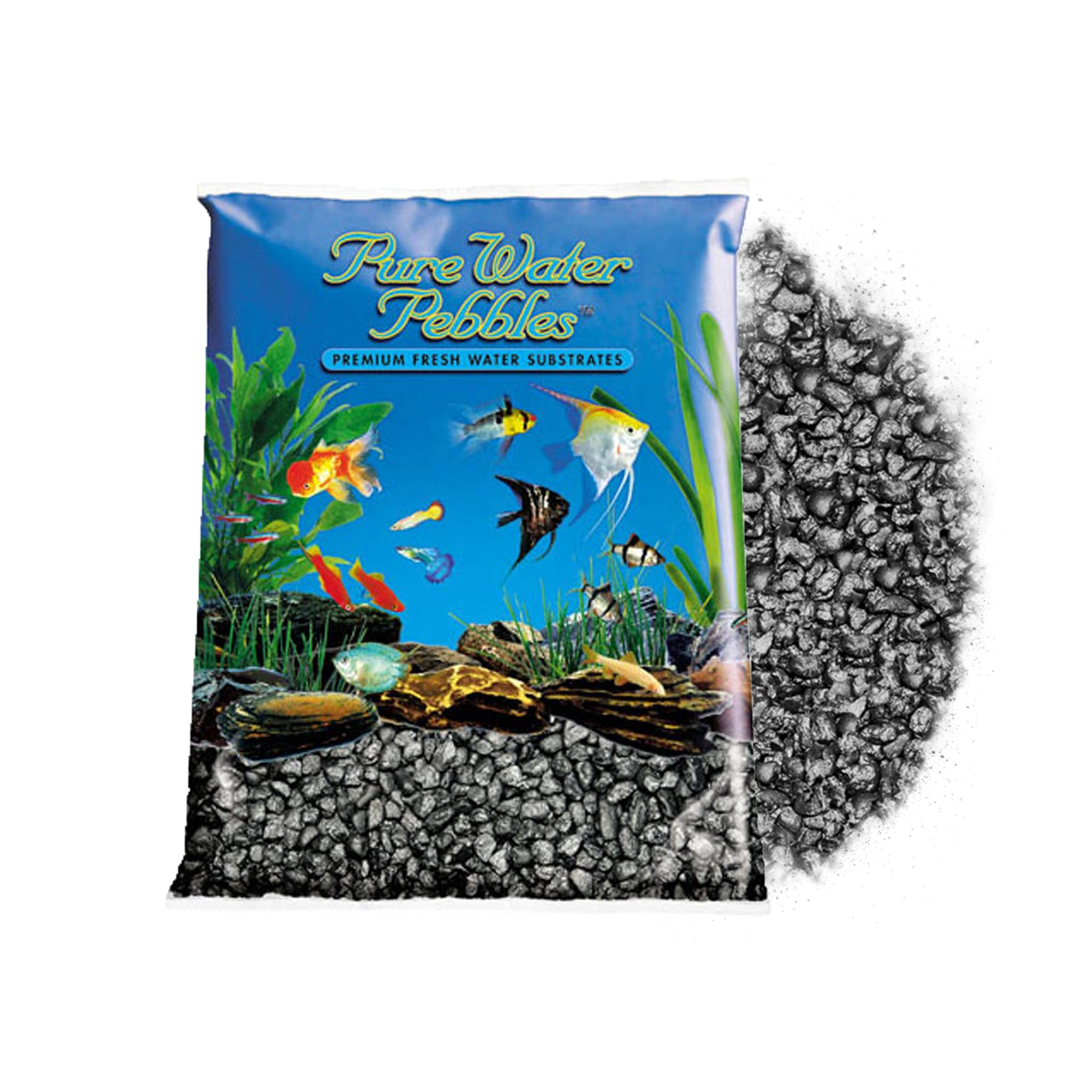 Worldwide Imports Aww70091 Color Gravel, 25-Pound, Black,