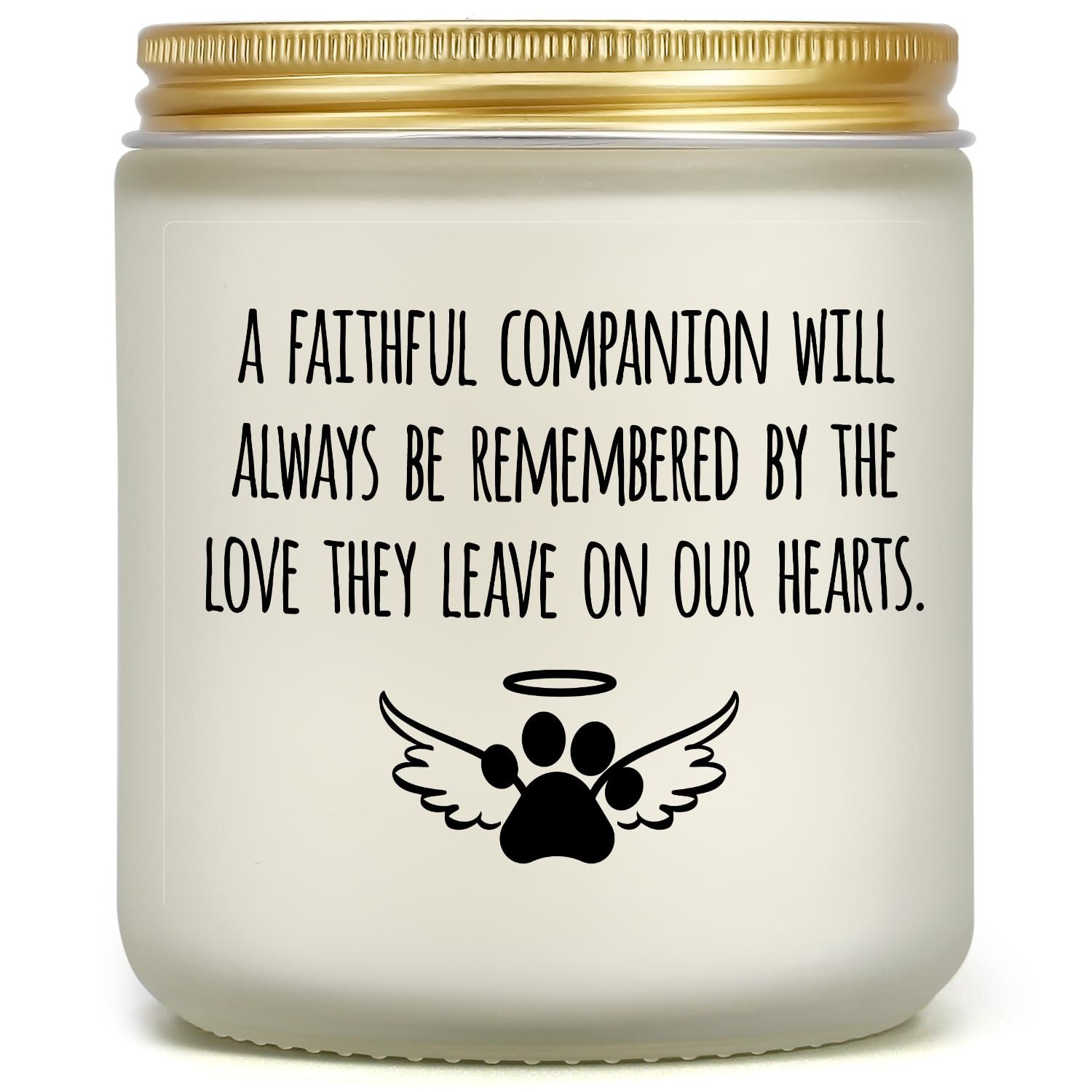 Cingue Pet Memorial Gifts, Loss Of Dog Sympathy Gift, Cat Candle, Pets Bereavement Death Remembrance Gift In Memory Dog, Grievin