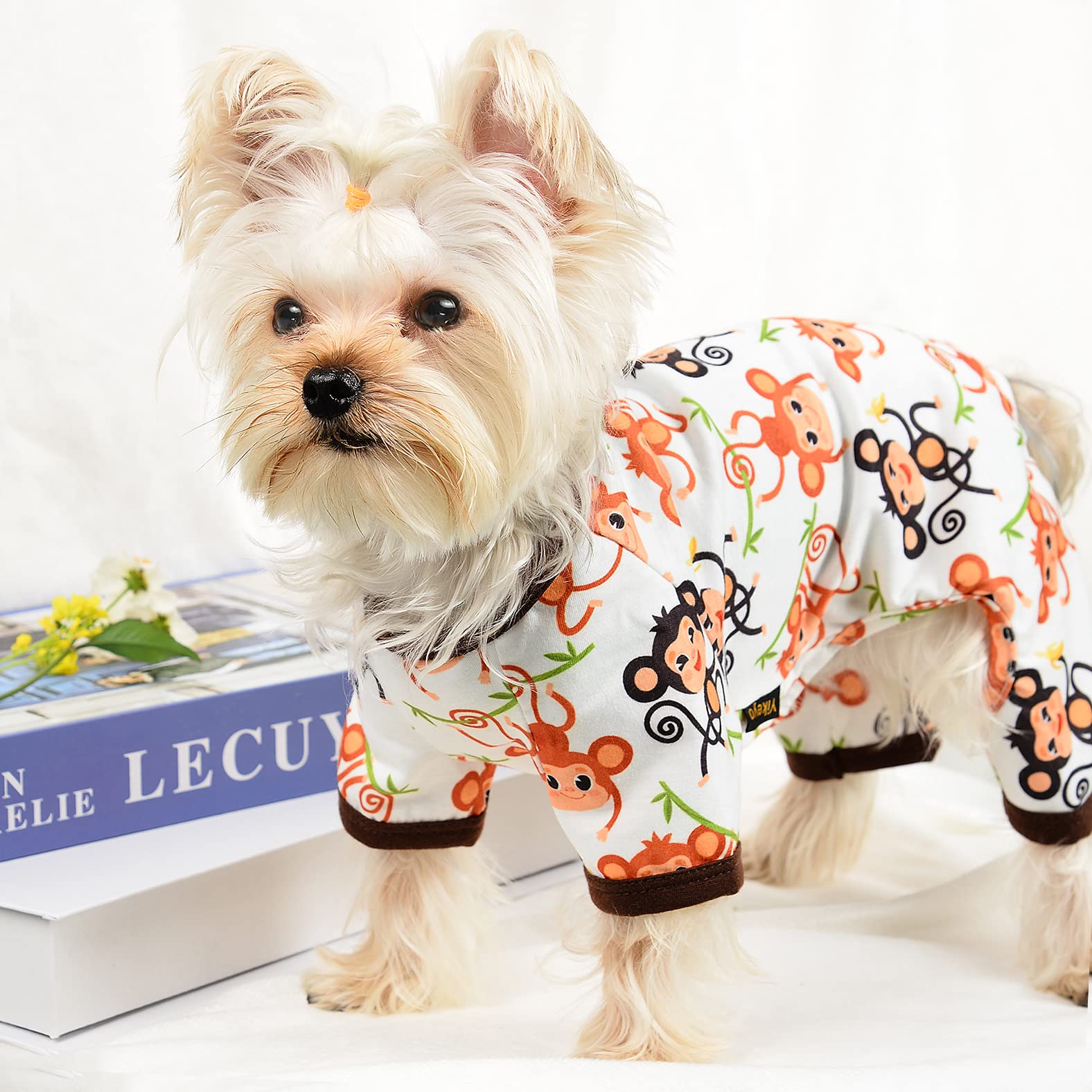 Chihuahua Pajamas, Dog Pajamas For Small Dogs Girl Boy, Cute Tiny Dog Clothes Outfit, Extra Small Puppy Pjs, Soft Pet Onesies (X