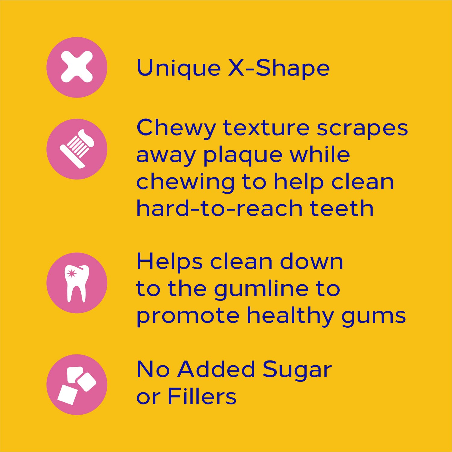 PEDIGREE DENTASTIX Dual Flavor Small Dog Dental Treats, Bacon & Chicken Flavors Dental Bones, 18.24 oz. Pack (84 Treats)