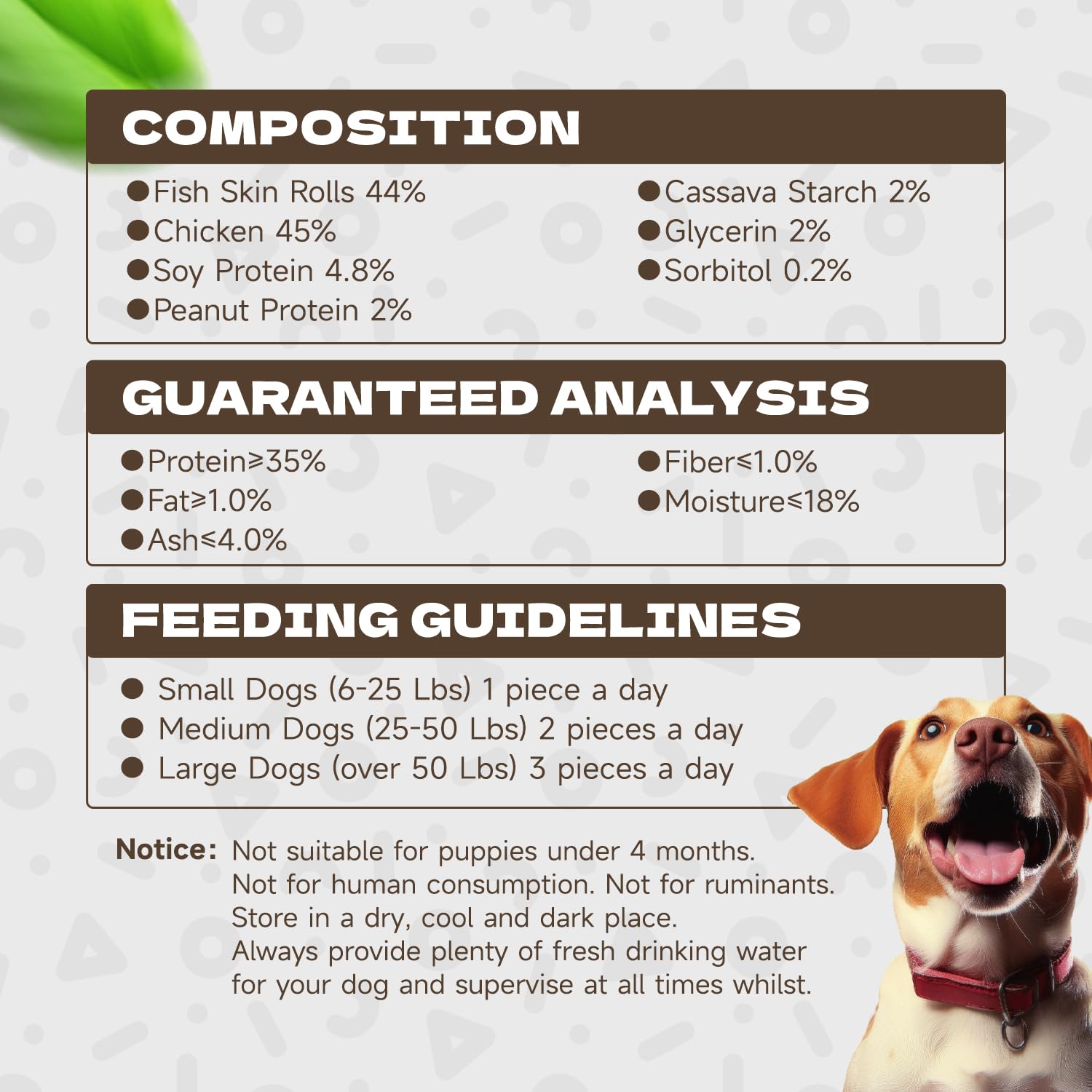 KUADELRO Chicken Wrapped Cod Skin Dog Treats, High Protein Chicken Jerky Chews Rawhide-Free Long-Lasting Dog Training Treats Sna