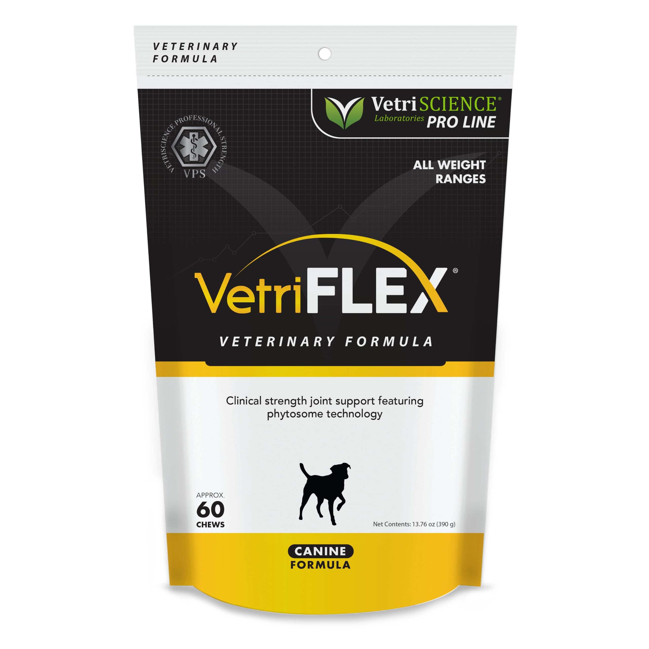 VetriScience VetriFlex Canine Formula - Active Joint Support Supplement for Dogs - Wellness Bites Support Comfortable Movement &