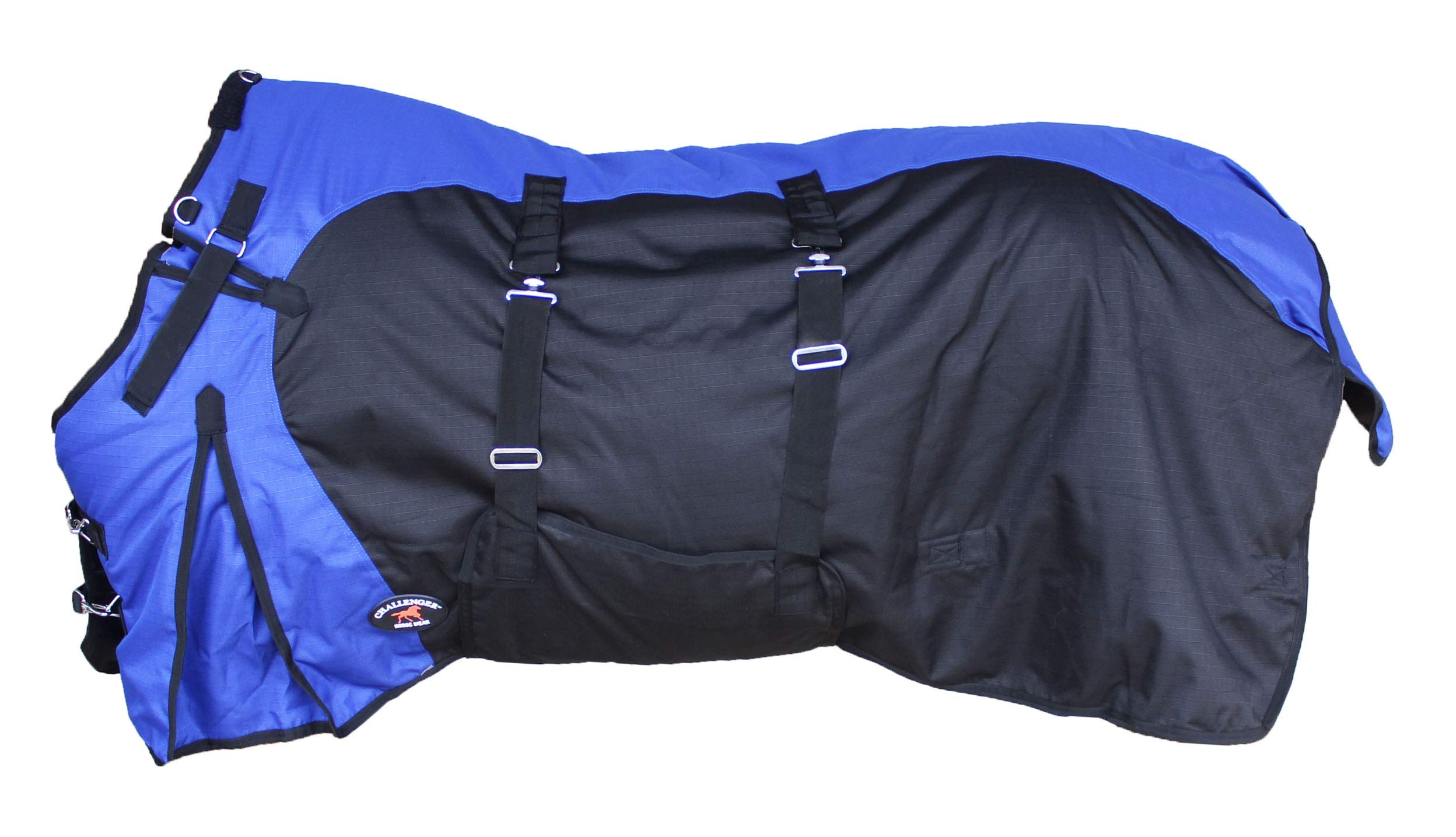 Challenger 64' 1200D Turnout Waterproof Fleece Lined Medium Winter Blanket Sheet 385Lg