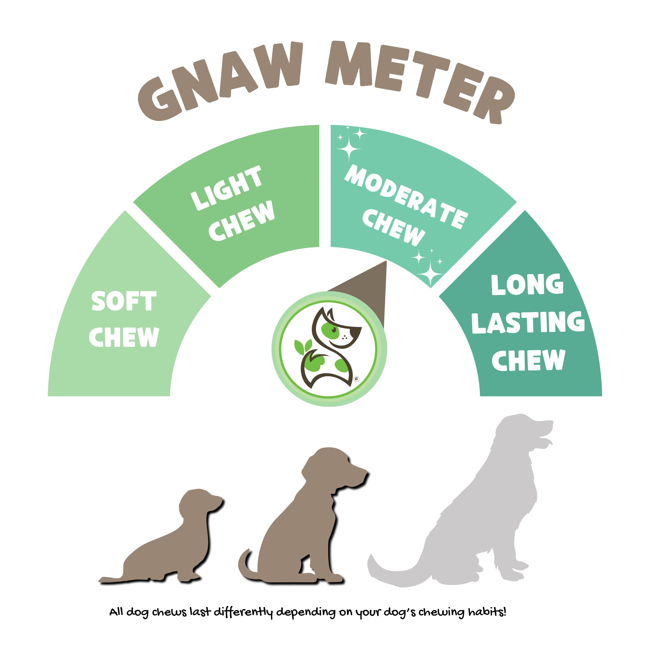 Nature Gnaws Braided Bully Twists for Dogs 5-6 (3 Count) - Long Lasting for Small and Medium Dogs - Natural Beef Dog Chew Bones