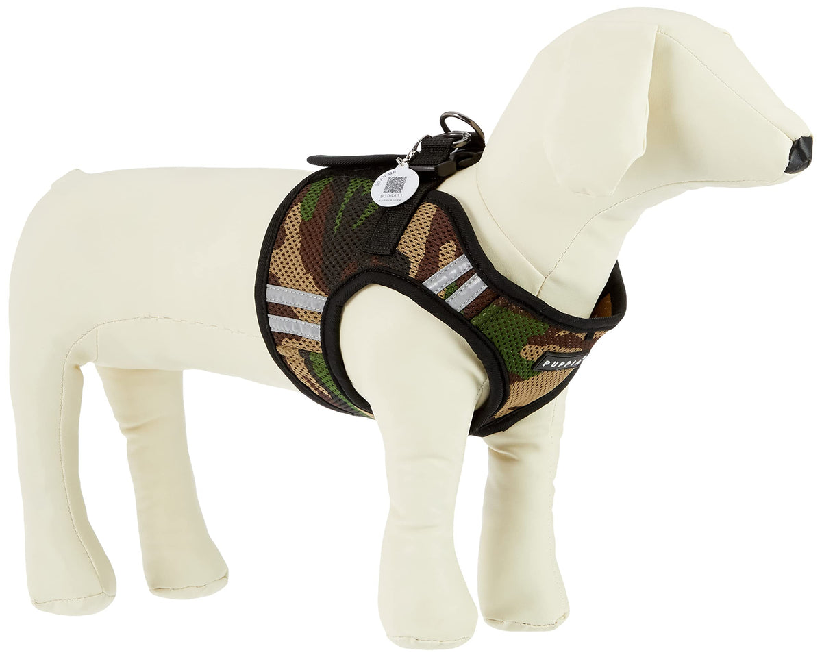 Puppia Soft Vest Harness Pro - Camo - L