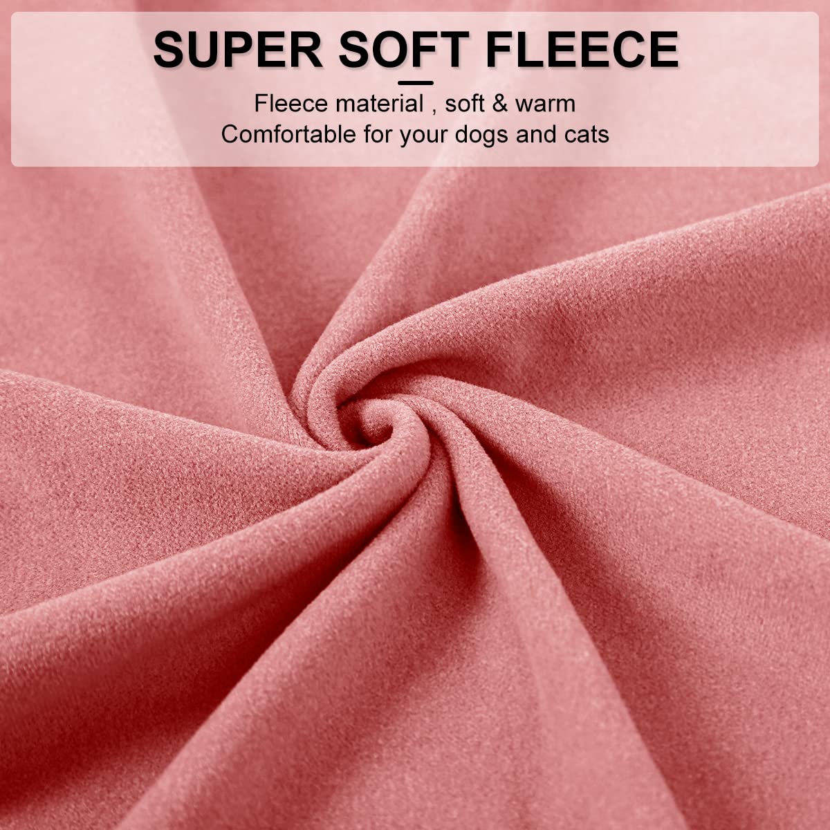 Small Dogs Fleece Dog Sweatshirt - Cold Weather Hoodies Spring Soft Vest Thickening Warm Cat Sweater Puppy Clothes Sweater Winter Sweatshirt Pet Pajamas For Small Dog Cat Puppy (Large, Red)