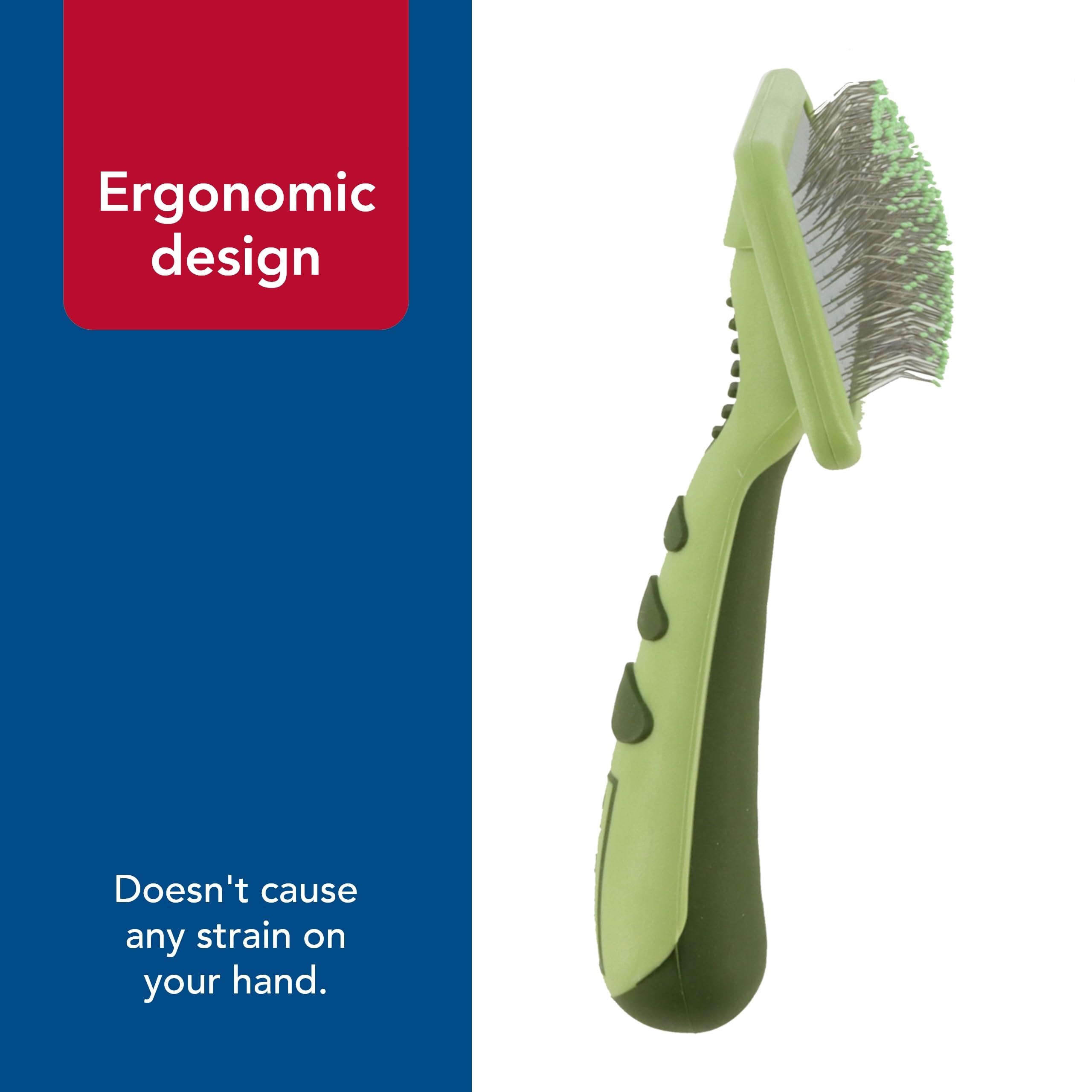 Coastal Pet Safari Dog Soft Slicker Brush - Dog Grooming Brush For Shedding - For Dogs With Short, Medium And Long Hair - Large - 6.75' X 4.375'