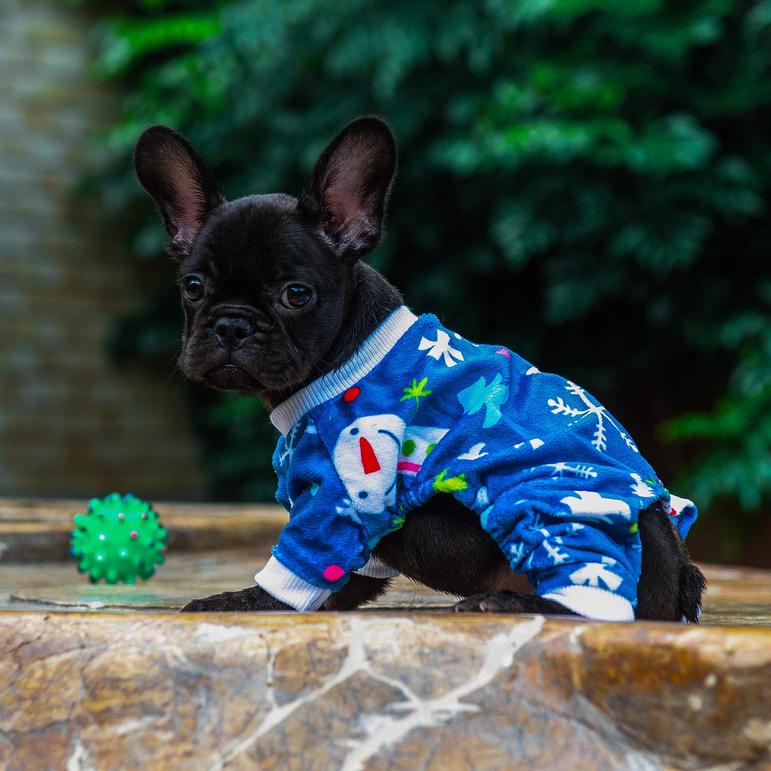 Cutebone Dog Pajamas Dog Coat Xmas For Puppy Dog Apparel Dog Jumpsuit Pet Clothes Pajamas Puppy Clothes P85S