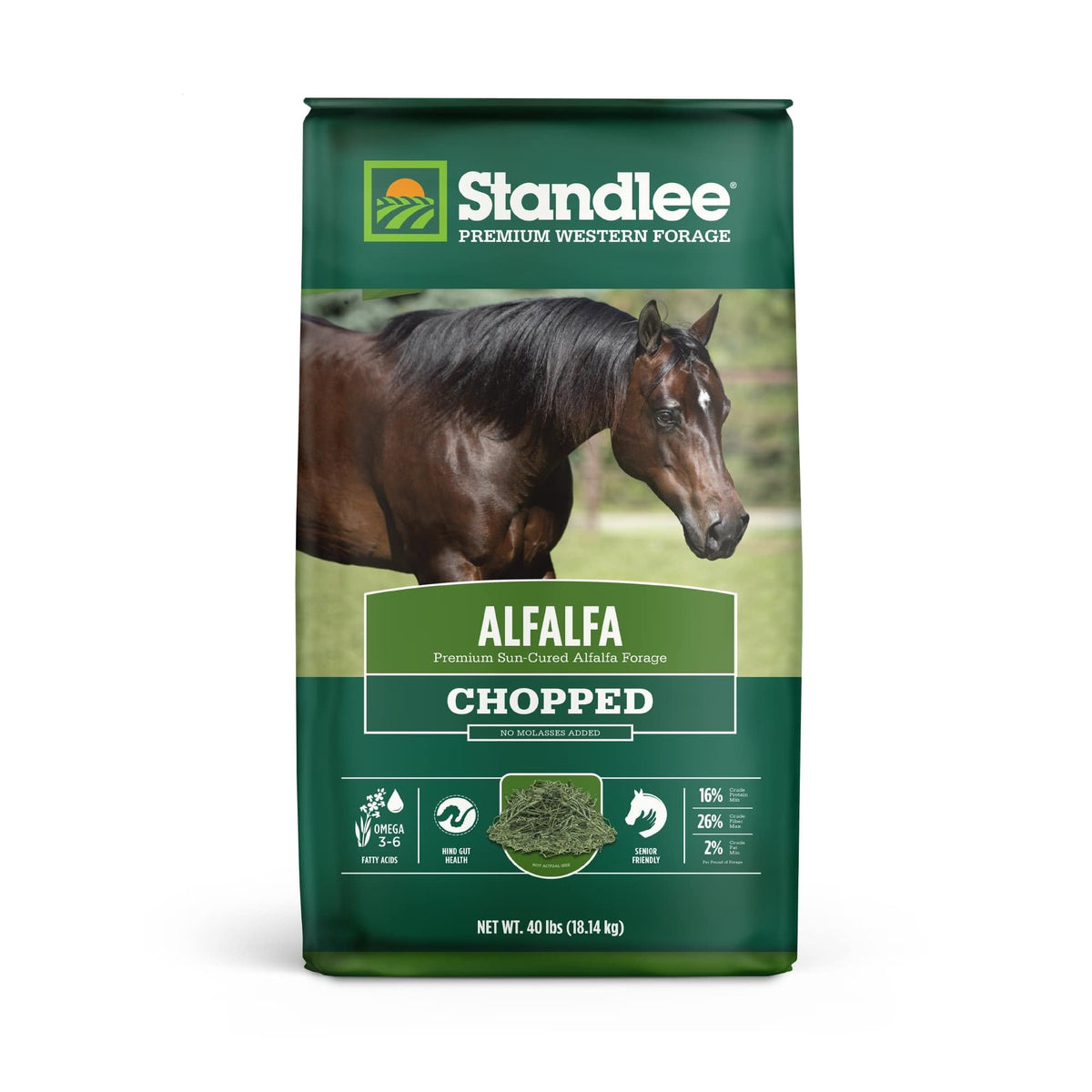 Standlee Hay Company Premium Alfalfa Chopped, 40 Lb