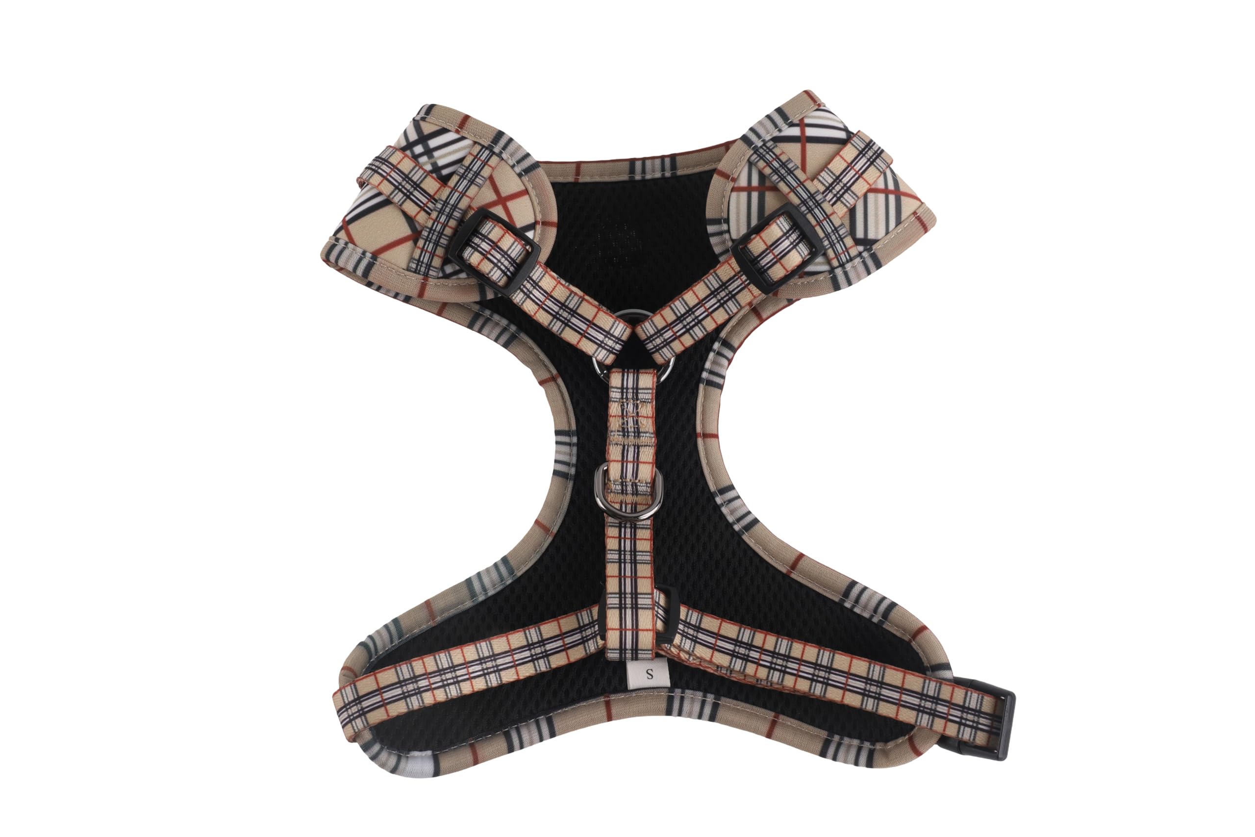 Adjustable Dog Harness, Leash, Poop Bag Holder/Dispenser And Bandana Set, No Pull, Soft Mesh Padded, For Small/Medium Dogs Outdo