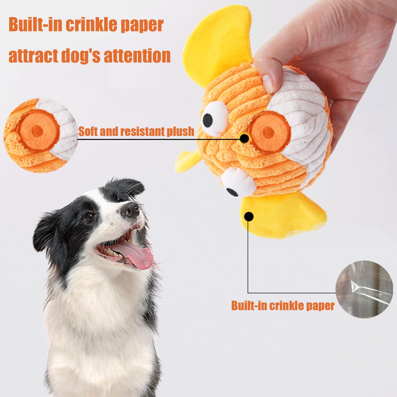 Zrbtk Squeak Dog Toys For Aggressive Chewers, No Stuffing Squeak Dog Chew Toys For Aggressive Chewers, Interactive Dog Toy Ball