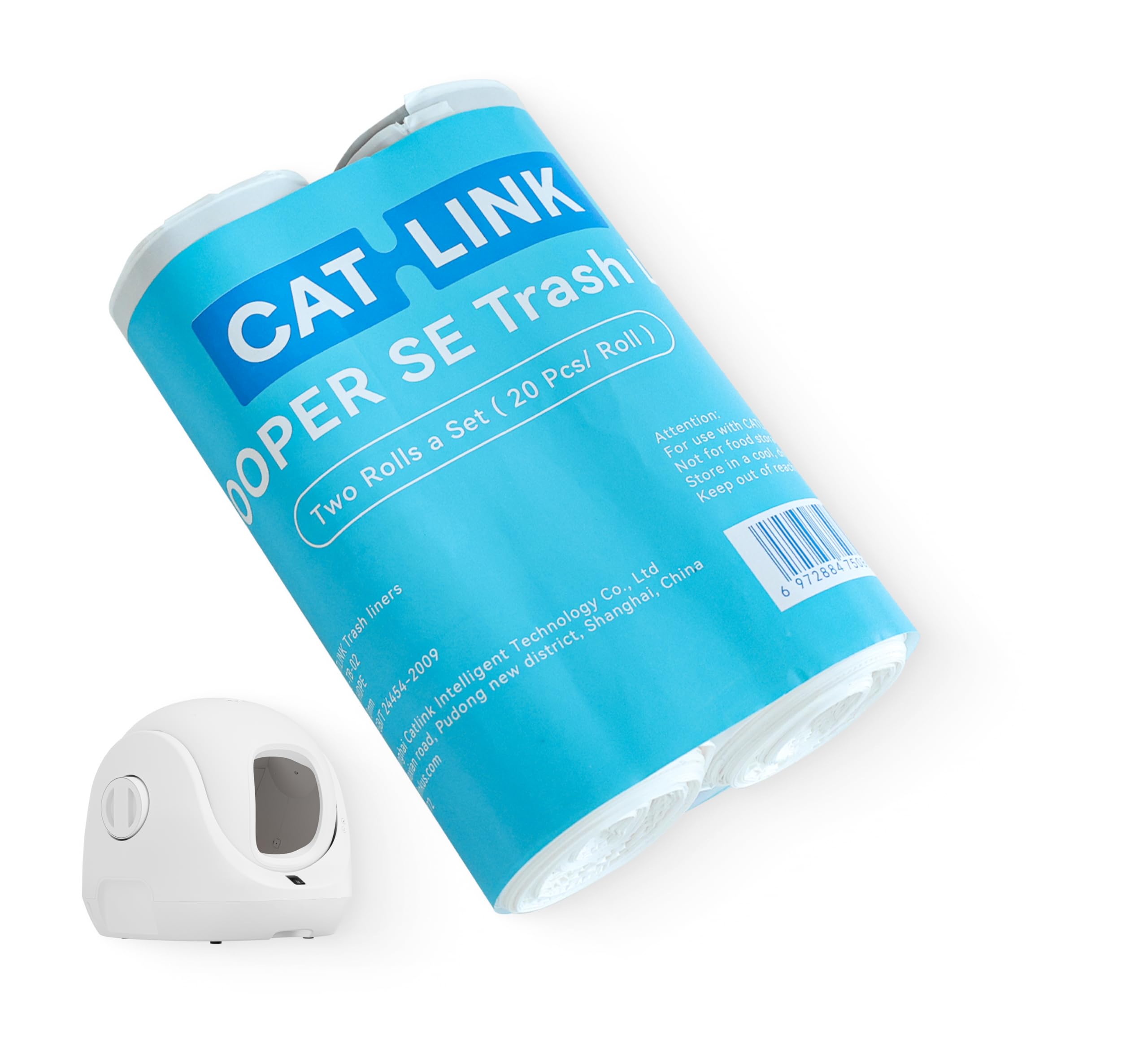Catlink Trash Bag Only For Scooper-Se And Se Lite Cat Litter Box, Not Suitable For Young Or Luxury Pro
