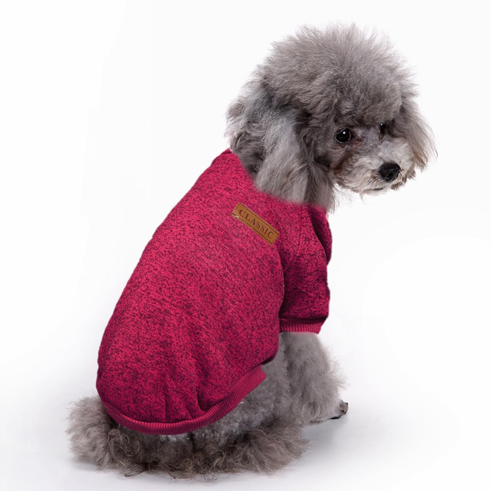 Jecikelon Dog Clothes Dogs Sweater Soft Puppies Clothing Winter Puppy Sweaters Warm Outfit For Dogs Small Xxs Xs Cat Apparel (Wi