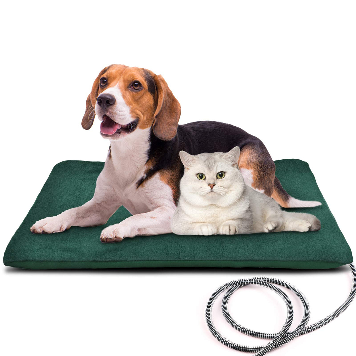 Petnf Outdoor Pet Heating Pads For Dog,Soft Electric Blanket Auto Temperature Control,Heated Mat For Dog House,Whelping Supply F