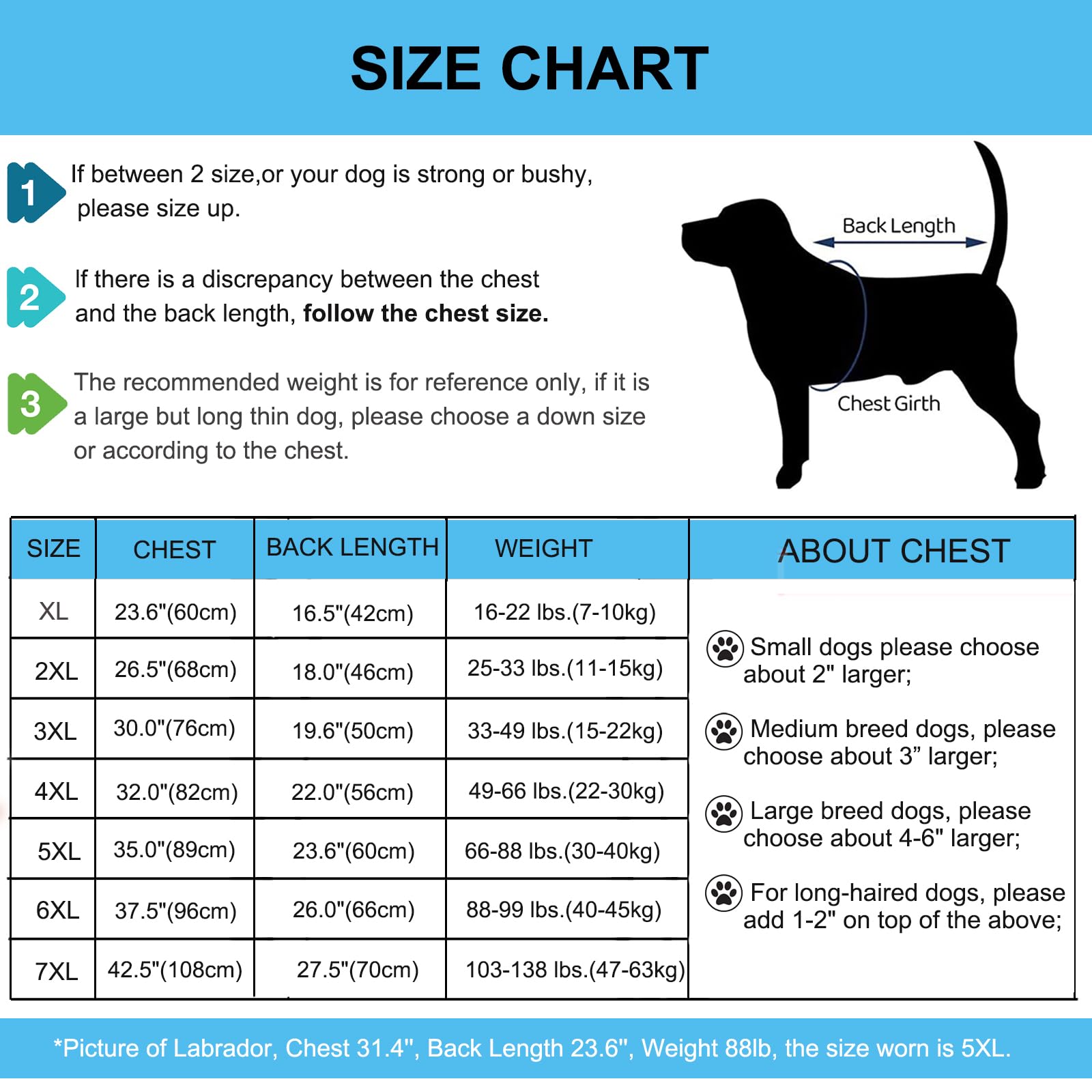 Dog Winter Warm Coats 4-Legs Fleece For Large Medium Dogs, High Collar Dog Cold Weather Coat Full Body Dog Snowsuit Comfort Windproof Dog Sweater (Pink, 6X-Large)