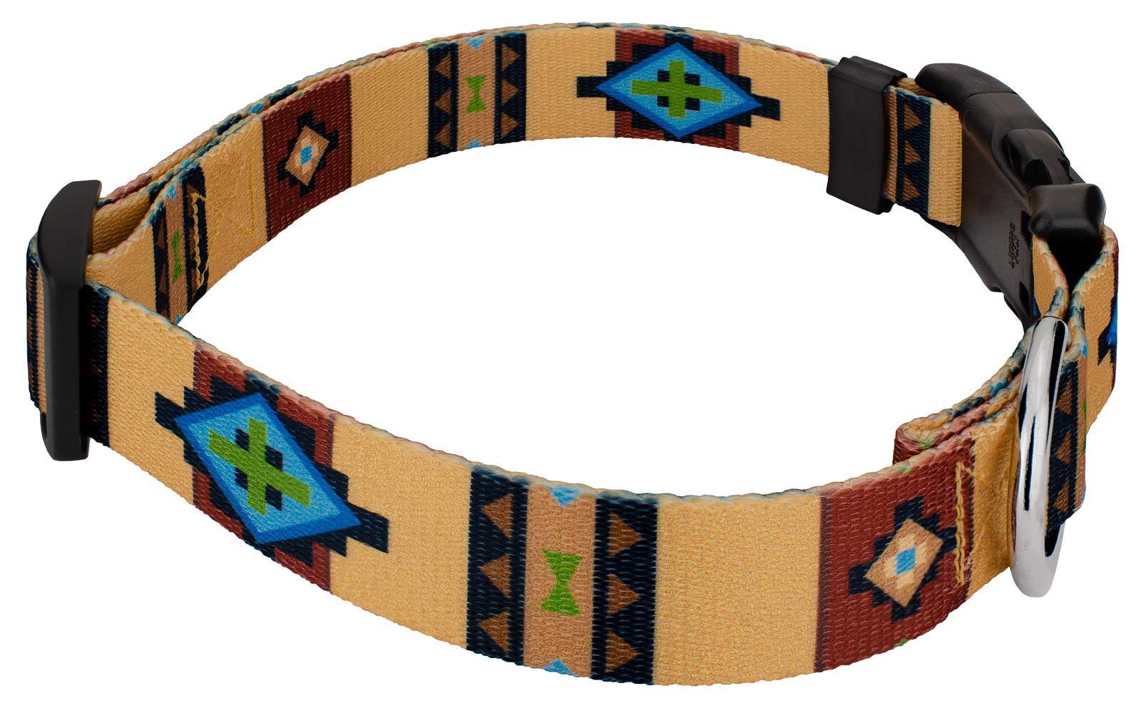 Country Brook Petz - Deluxe Native Arizona Dog Collar - Country And Western Collection Featuring Rustic Designs (1/2 Inch, 2Xs)