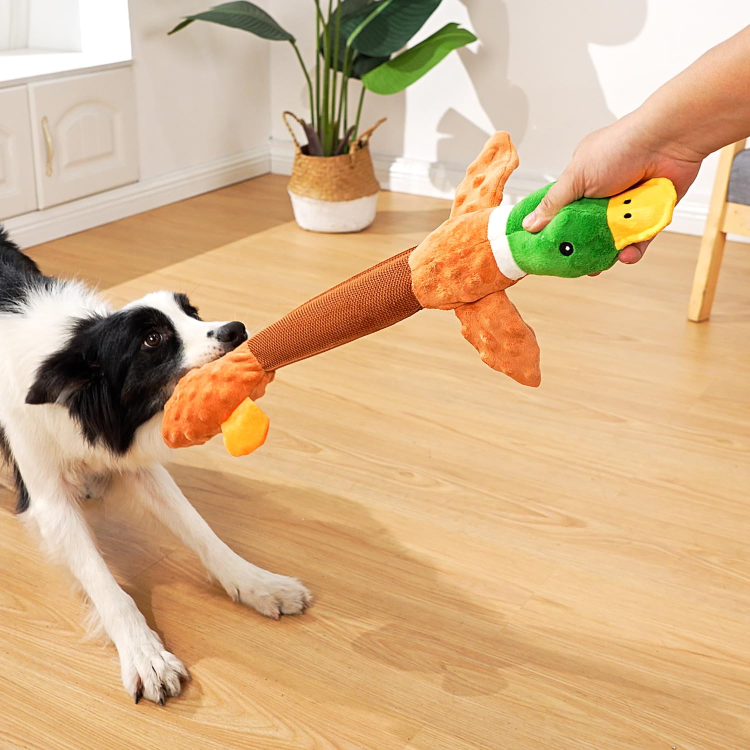 Sedioso Extra Large Dog Toy, Durable Dog Toy For Large Breed, 20 Inch Tug Of War Dog Interactive Toy, Stuffed Animal Dog Chew To