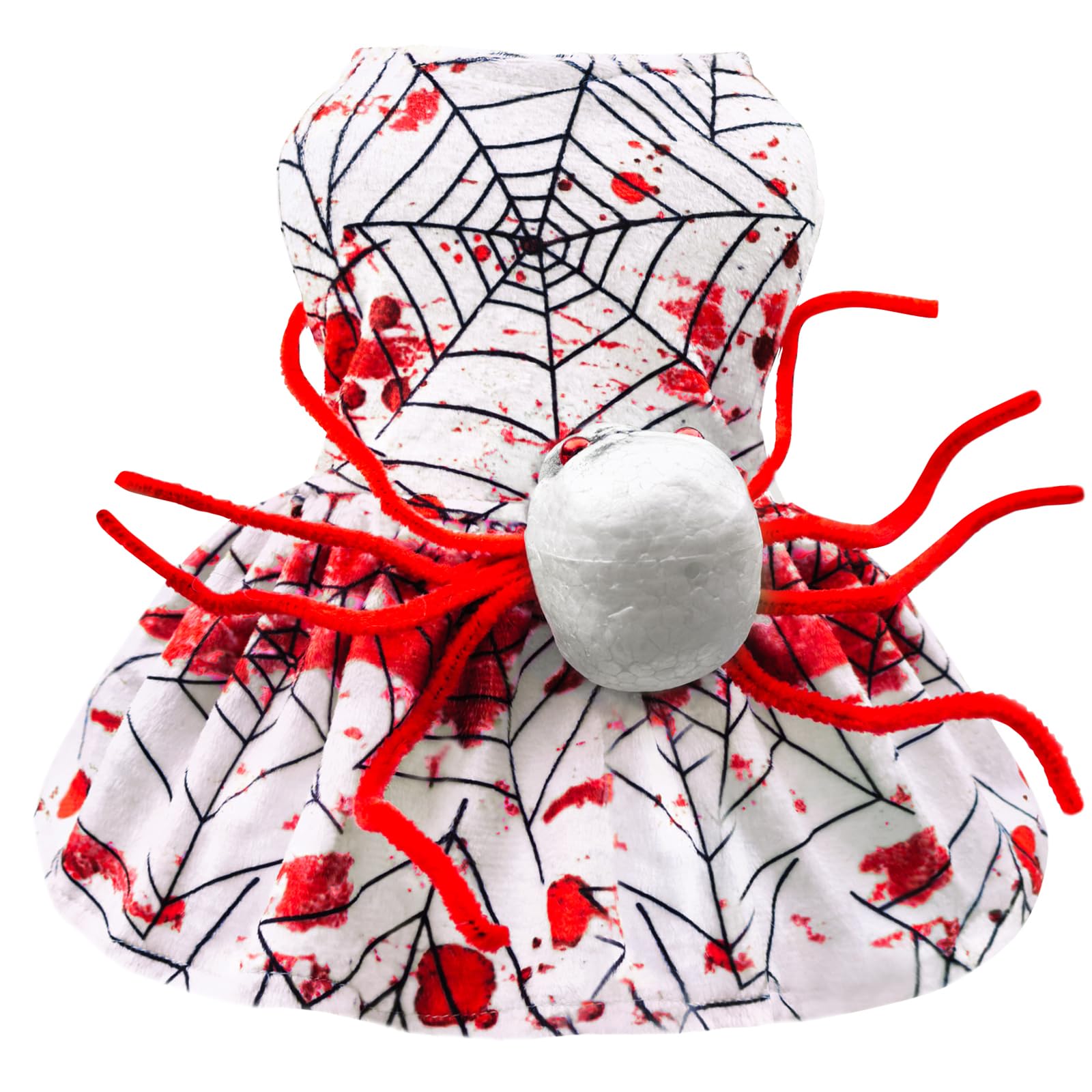 Dog Halloween Dress Skeleton Halloween Costumes For Dogs Funny Halloween Puppy Dresses For Small Dogs Cats L