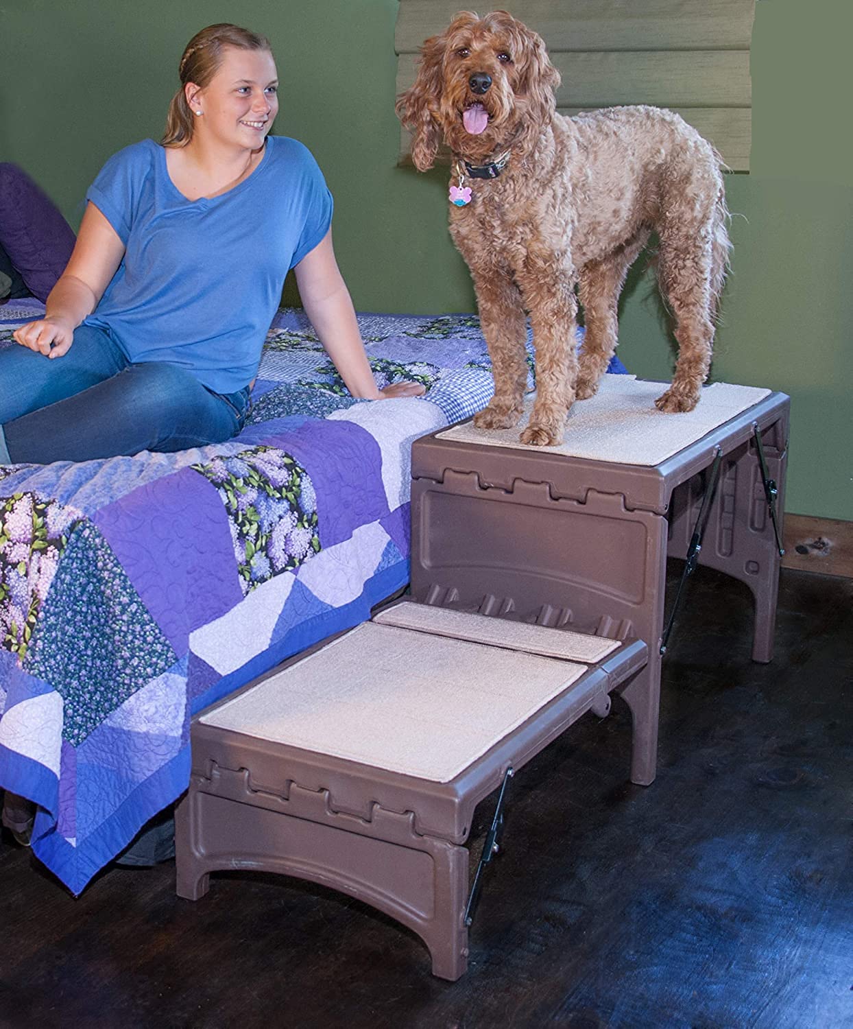 Pet Gear Free Standing Pet Ramp For Cats And Dogs, No Assembly Required, Easy Fold For Storage Or Travel, Portable, Available In