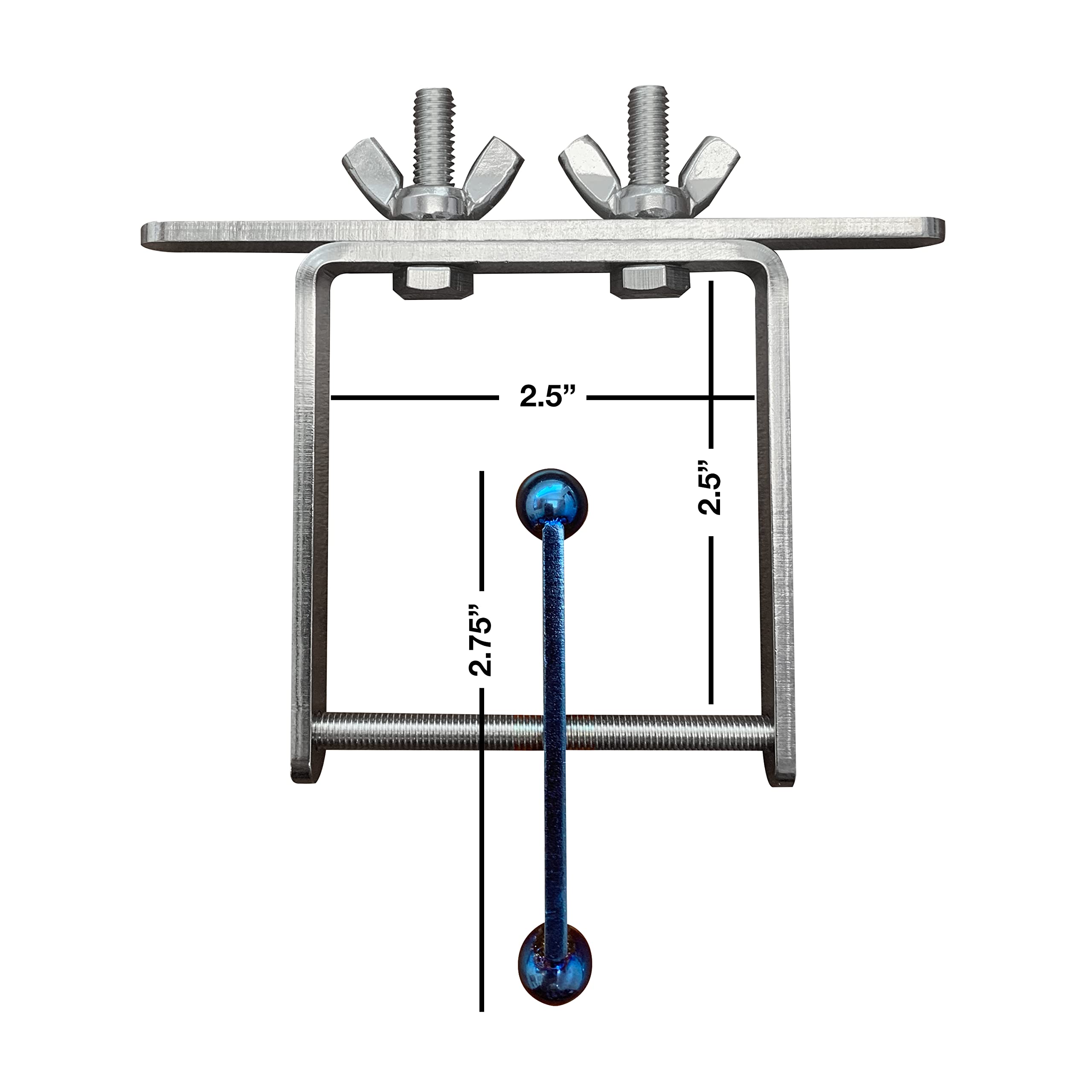 Blue Flamed Spinner Bird Toy With Traveling Spinner | Durable Puzzle Enrichment Toy | Spinner Toy For Medium To Large Birds Like