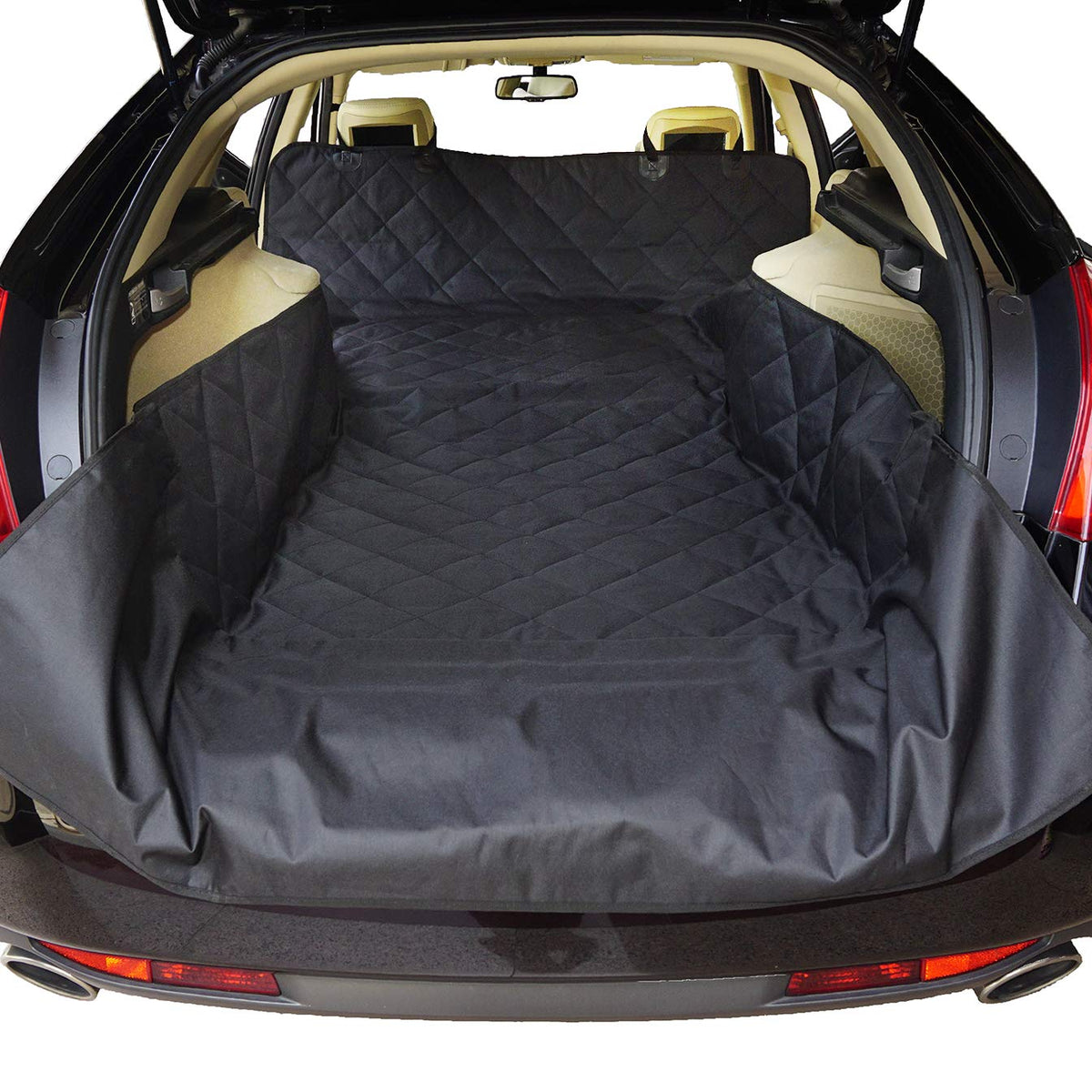 Nober Pet Cargo Liner Cover For Dogs Suv Cars Waterproof Non Slip Universal Fit With Bumper Flap Extra Large