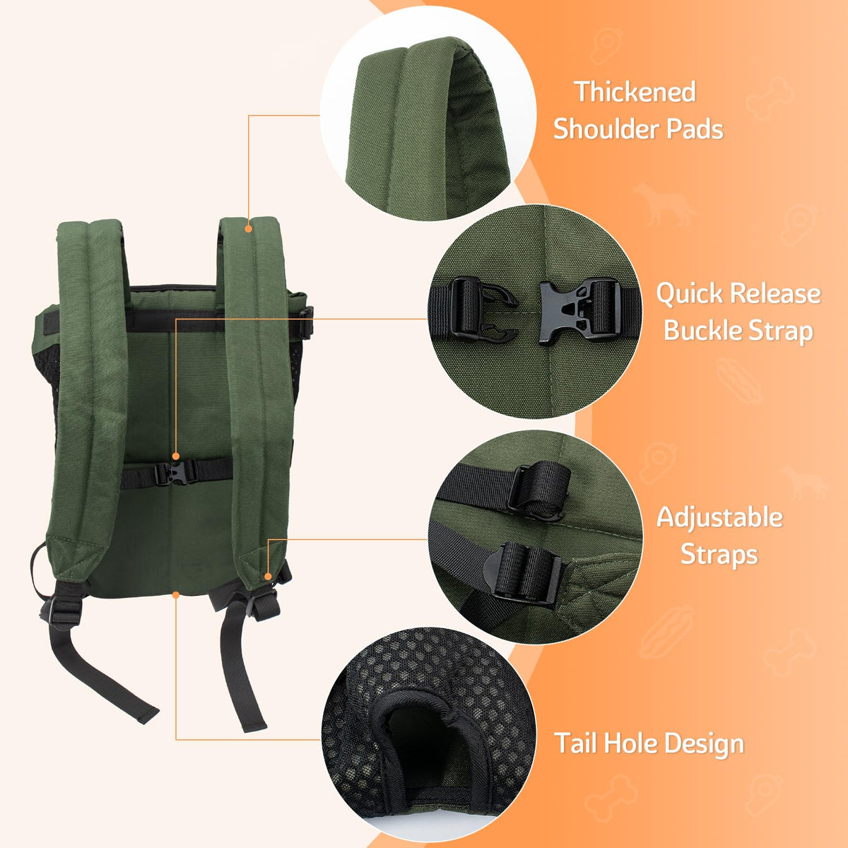 Dog Carrier Backpack, Pet Front Carrier Backpack Legs Out Dog Chest Ca – Petocart Dog Carrier Backpack, Pet Front Carrier Backpack Legs Out Dog Chest Ca – Petocart