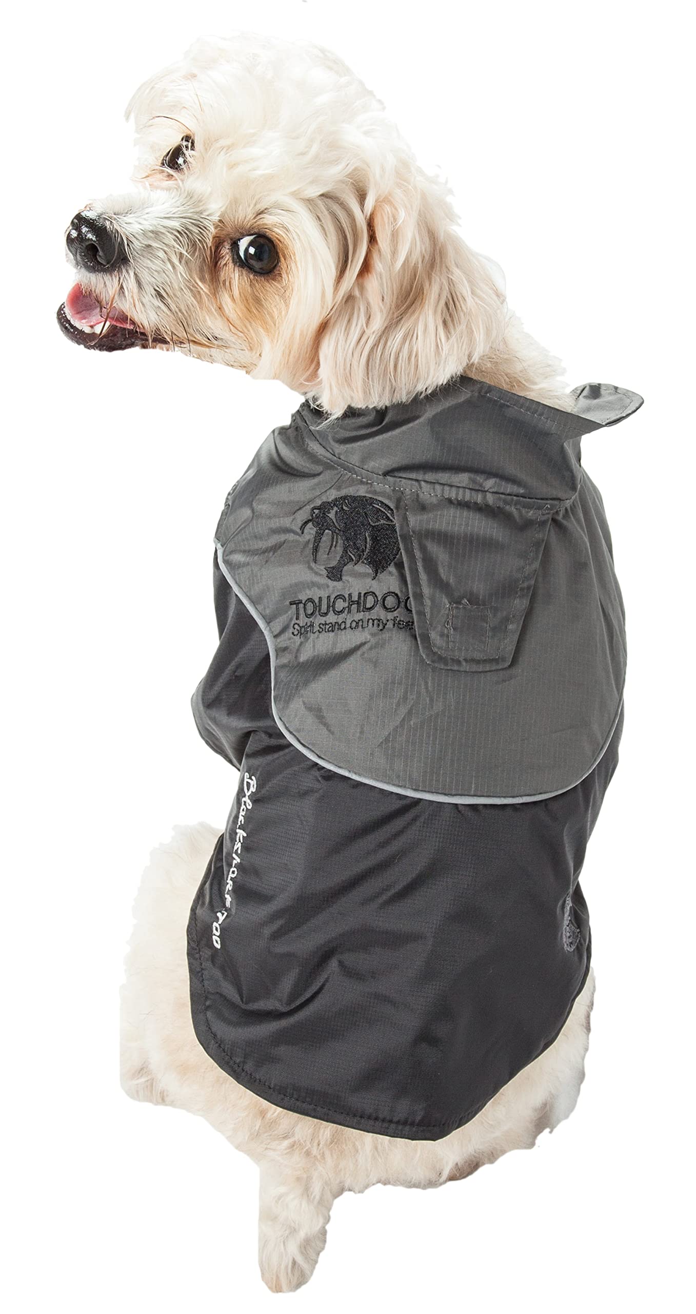 Touchdog Subzero-Storm Winter Dog Coat - Reflective and Waterproof Dog Jacket with Lightweight Blackshark Insulation Technology