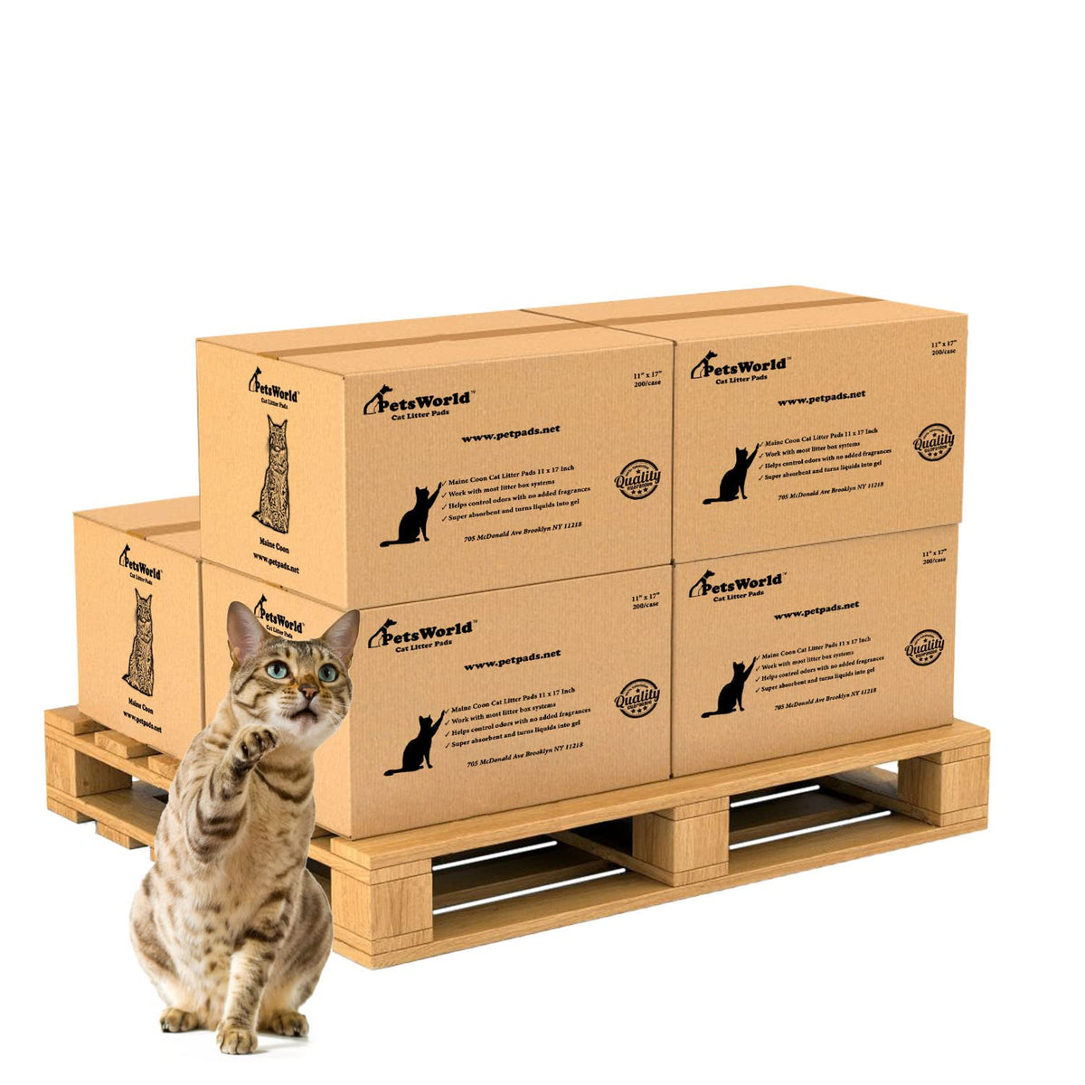 Petsworld Cat Pad Refills For Tidy Cats Breeze Litter System (1200 Pads)
