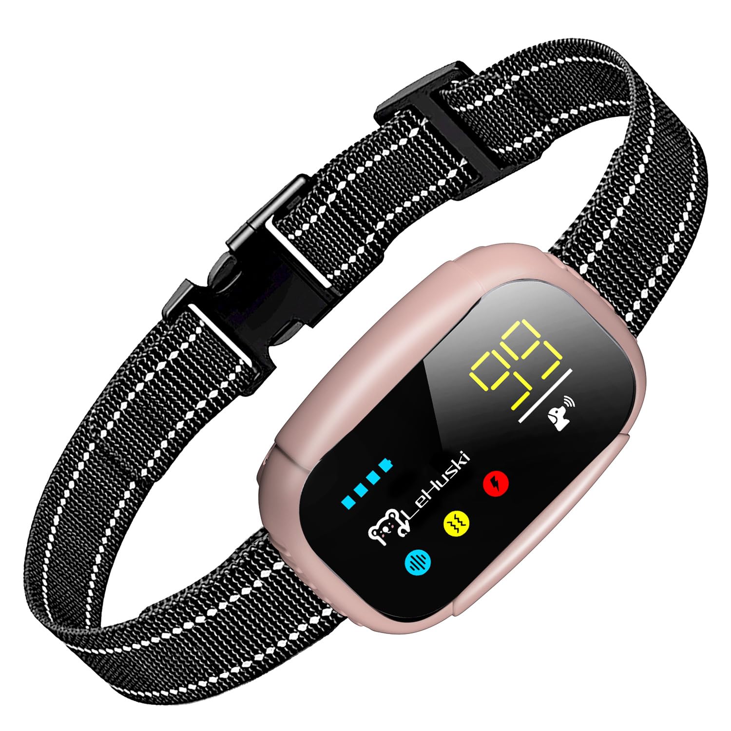 Dog Bark Collar Effective No Bark Training For Dogs Of Large Medium And Small Rechargeable Anti Bark Collar For Dogs Automatic B