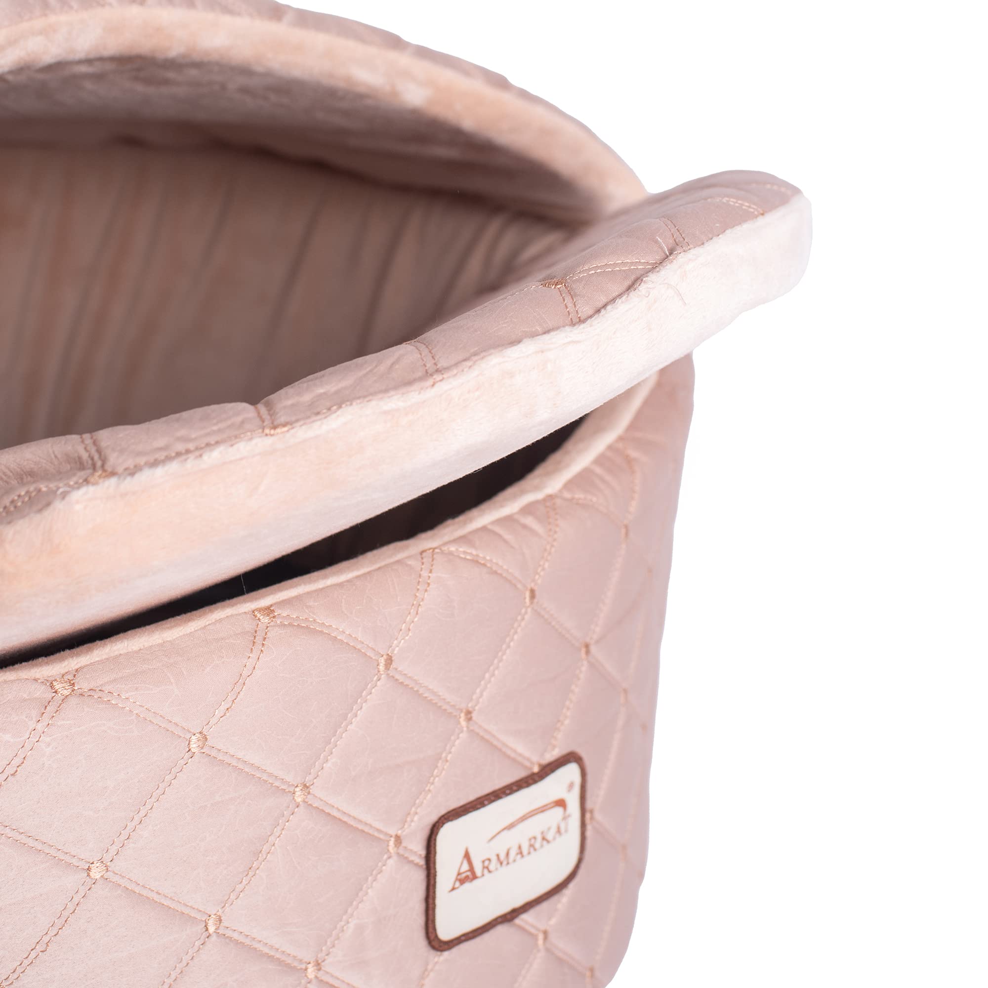 Armarkat Cat Bed, Medium, Light Apricot
